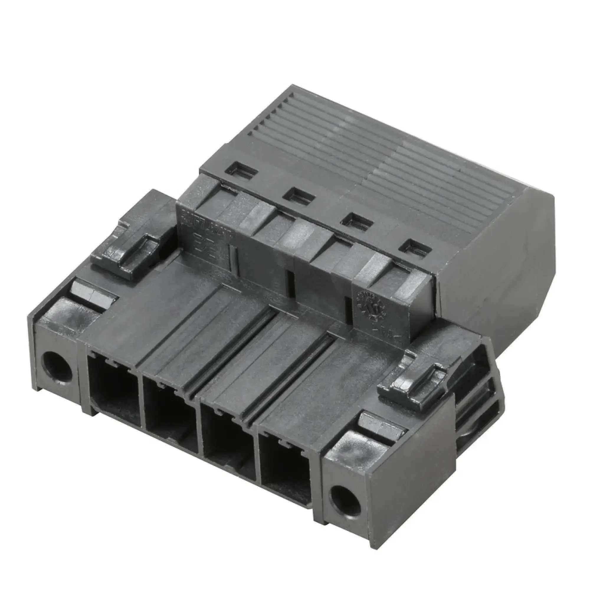 Weidmüller 1060980000 PCB connector (wire connection), 800 V, 57 A, Pitch in mm: 7.62, 10 mm², Number of poles: 4, PUSH IN without actuator, Tension-clamp connection, Box (img_001)