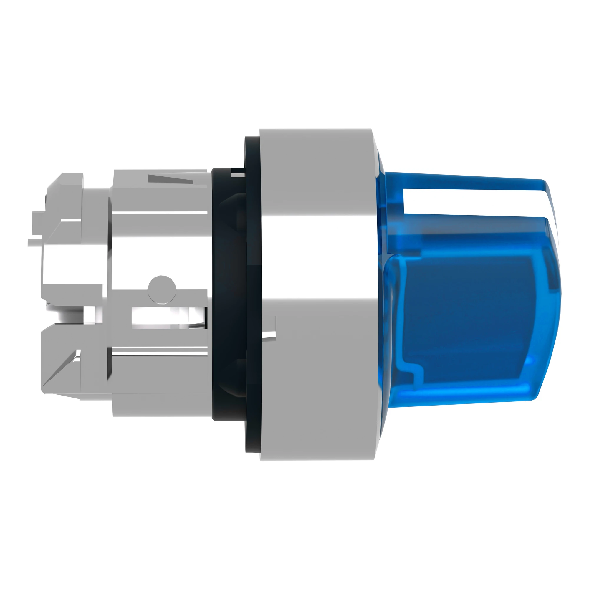 Schneider Electric ZB4BK1263 Illuminated selector switch, front element, Harmony XB4, metal, 22mm, blue, for universal LED, 2 positions, latching (img_004) Schneider Electric ZB4BK1263 Illuminated selector switch, front element, Harmony XB4, metal, 22mm, blue, for universal LED, 2 positions, latching (img_004)