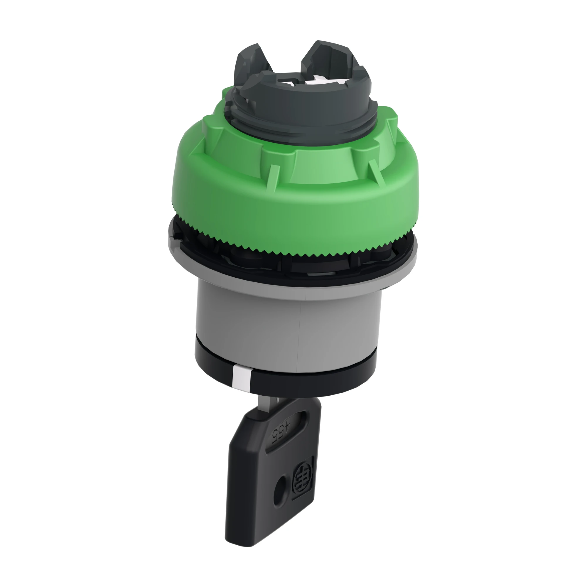 Schneider Electric ZB5FG6C0 Key switch, front element, Harmony XB5F, plastic, 30mm, light grey, black, 2 positions, momentary (img_006) Schneider Electric ZB5FG6C0 Key switch, front element, Harmony XB5F, plastic, 30mm, light grey, black, 2 positions, momentary (img_006)