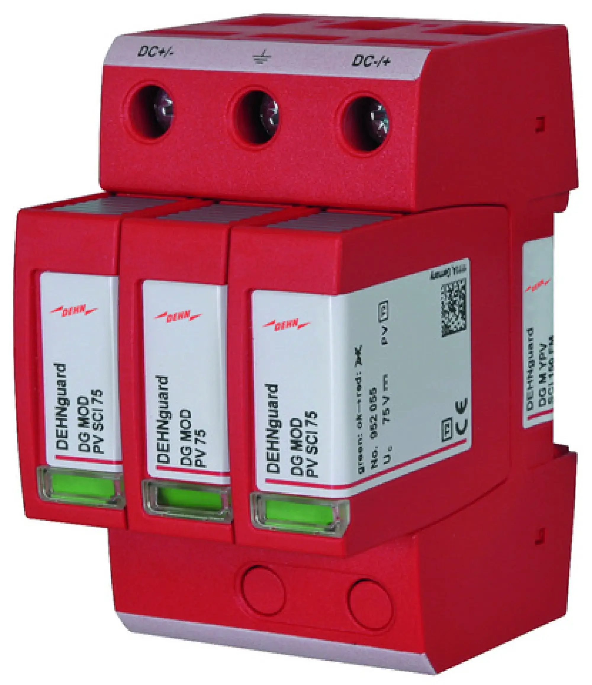 Dehn 952518 Multipole DEHNguard M type 2 surge arrester for PV systems up to 150V d.c. (img_001)