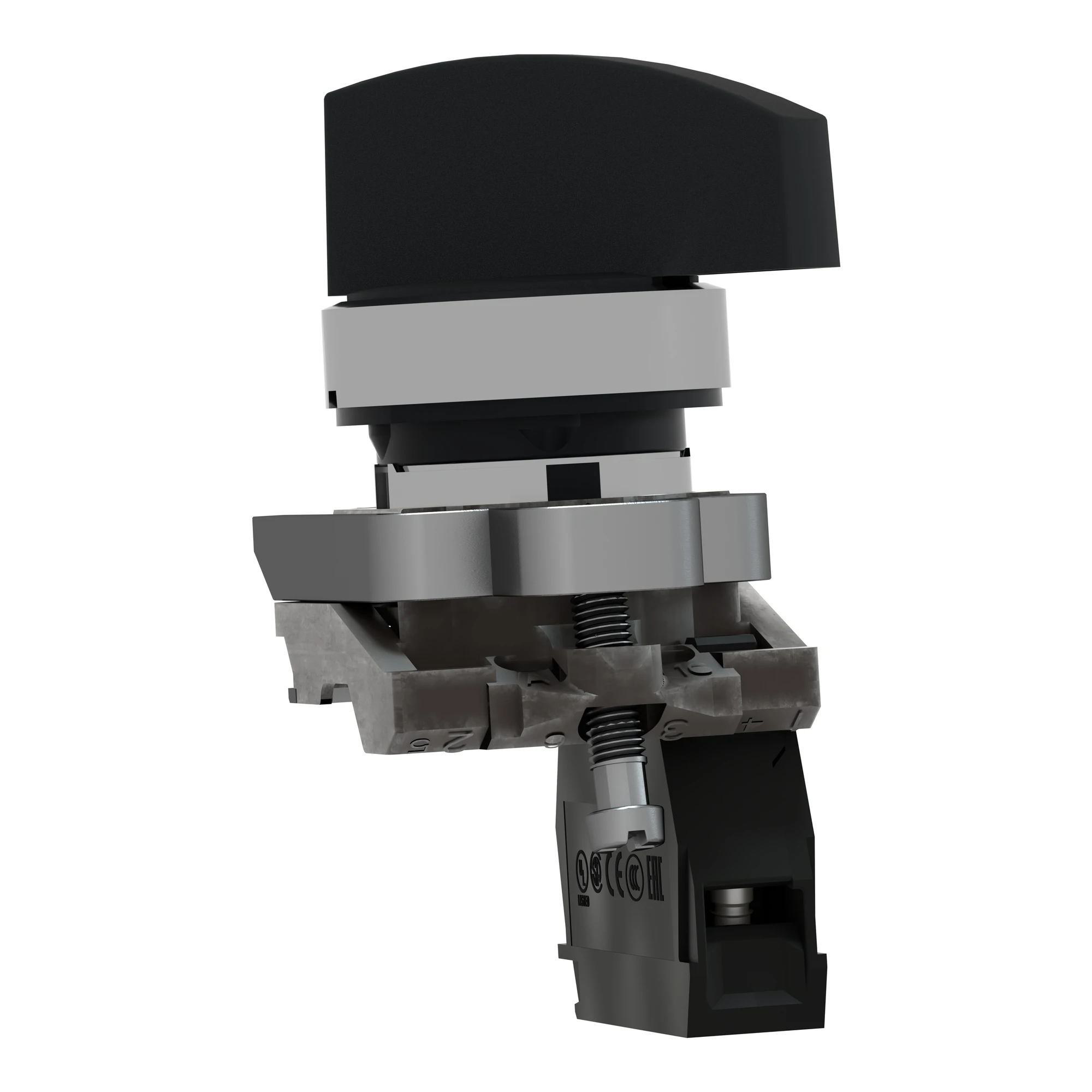 Schneider Electric XB4BJ21EX Selector switch, Harmony XB4, metal, 22mm, black, 2 positions, long toggle, latching, 1NO, ATEX (img_005) Schneider Electric XB4BJ21EX Selector switch, Harmony XB4, metal, 22mm, black, 2 positions, long toggle, latching, 1NO, ATEX (img_005)