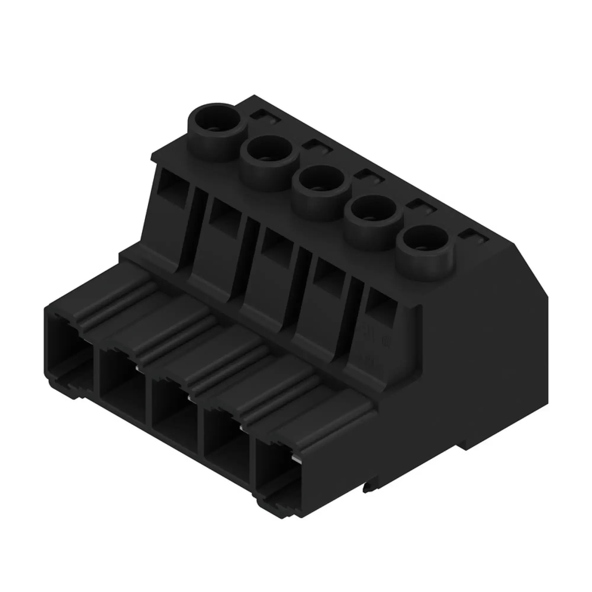 Weidmüller 1947510000 PCB connector (wire connection), 1000 V, 78 A, Pitch in mm: 10.16, 16 mm², Number of poles: 5, Clamping yoke connection, Box (img_001)