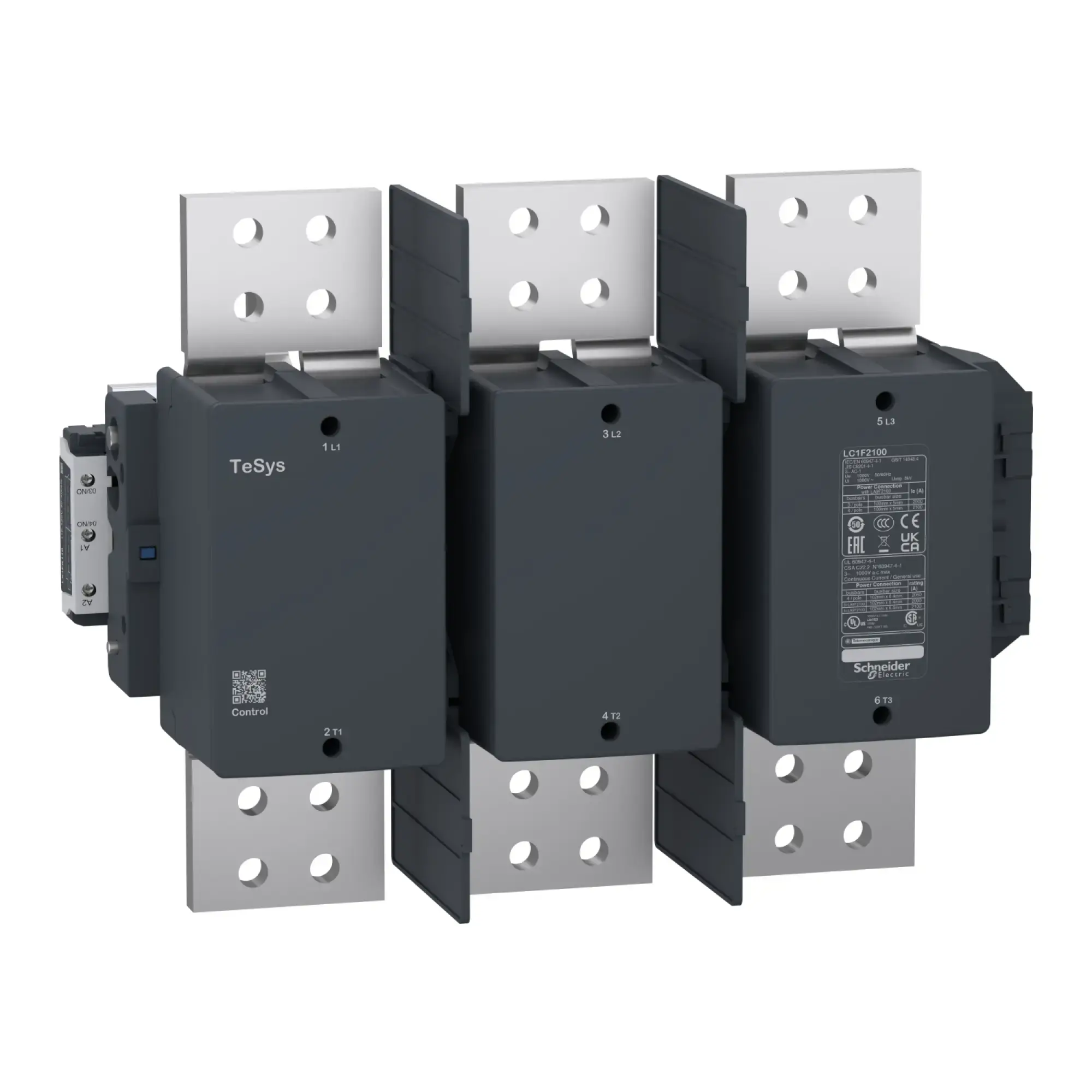 Schneider Electric LC1F2100P7 Power contactor LC1F 3p, coil 230 V AC (img_002)
