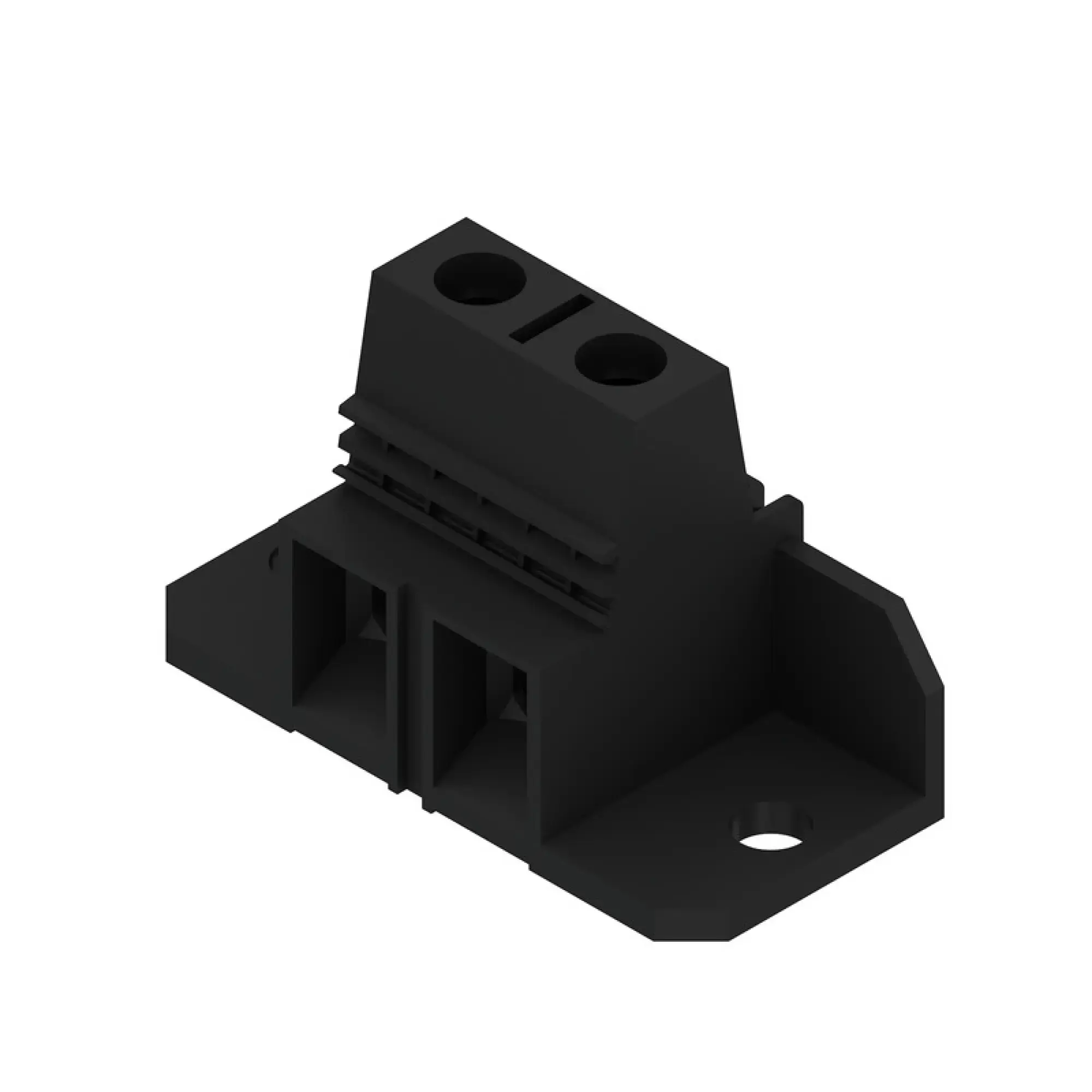 Weidmüller 1226520000 PCB terminal, 1000 V, 101 A, Pitch in mm: 15.00, 25 mm², Number of poles: 2, Clamping yoke connection, THT solder connection, 90°, Box (img_001)