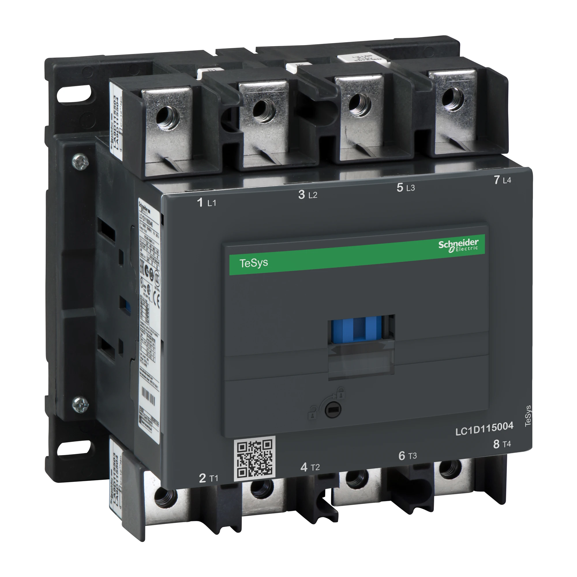 Schneider Electric LC1D1150046BD Contactor TeSys LC1D - 4P - AC-1 440 V 200 A - 24 V DC (img_001) Schneider Electric LC1D1150046BD Contactor TeSys LC1D - 4P - AC-1 440 V 200 A - 24 V DC (img_001)