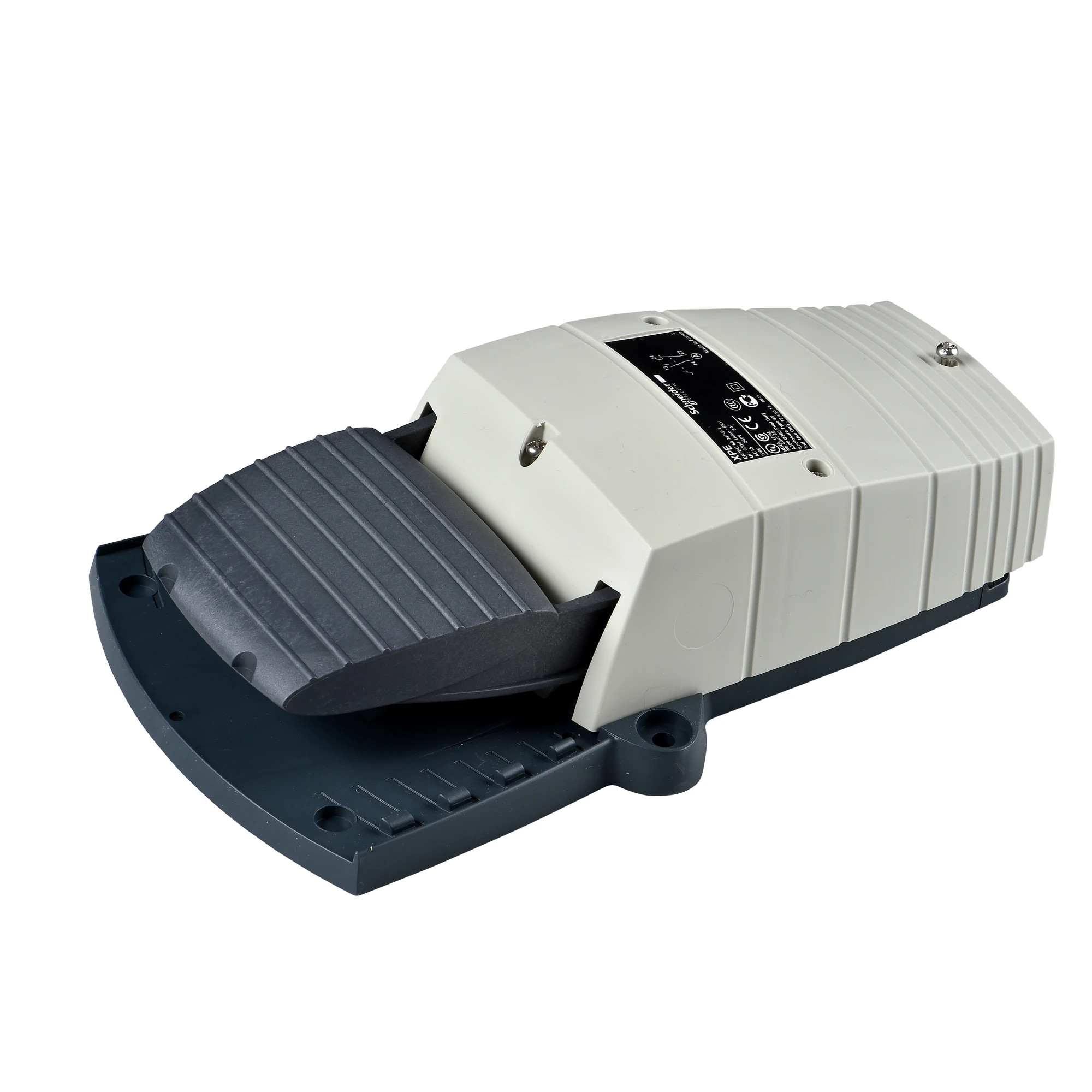 Schneider Electric XPEG110 Foot switch, Harmony XPE, single, plastic, grey, 1-stage, 1NC+1NO, IP66 (img_001)