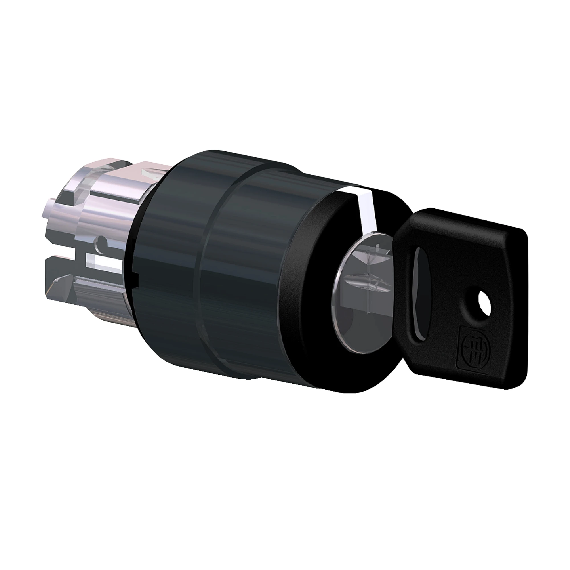 Schneider Electric ZB4BG57 Key switch, front element, Harmony XB4, metal black, 22mm, black, 3 positions, latching (img_001) Schneider Electric ZB4BG57 Key switch, front element, Harmony XB4, metal black, 22mm, black, 3 positions, latching (img_001)