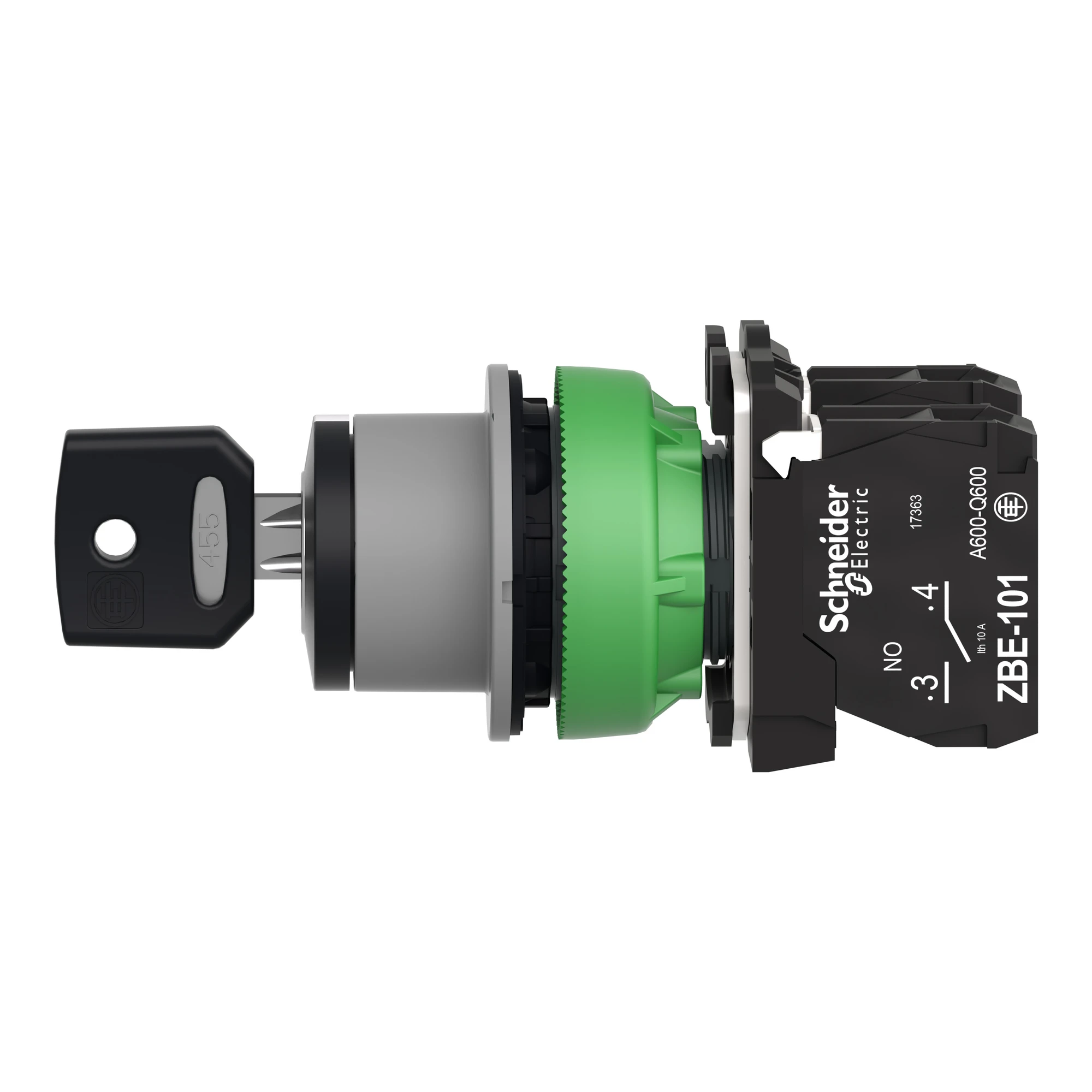 Schneider Electric XB5FG33C0 Key switch, Harmony XB5F, plastic, light gray, black, 3 positions, 30mm, latching, Ronis 455, 2S (img_005) Schneider Electric XB5FG33C0 Key switch, Harmony XB5F, plastic, light gray, black, 3 positions, 30mm, latching, Ronis 455, 2S (img_005)