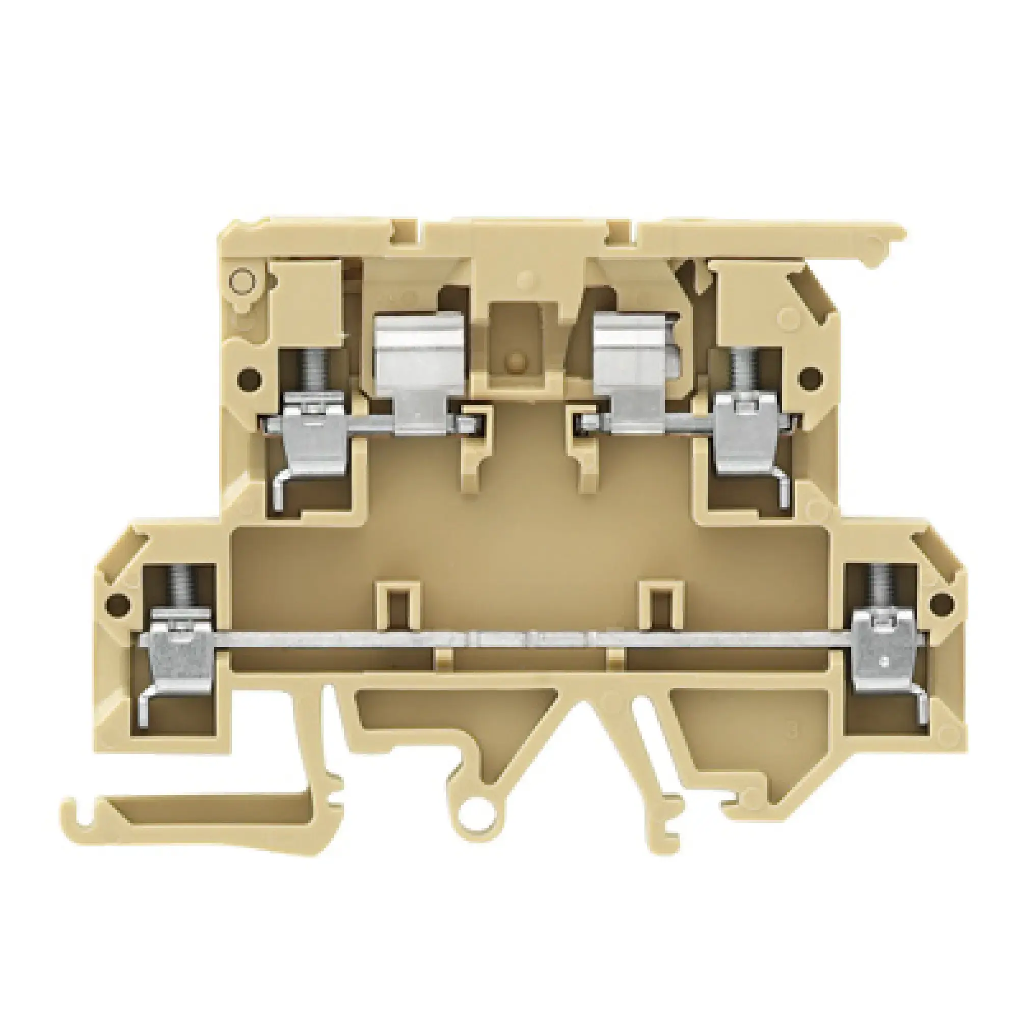 Weidmüller 9503350000 Fuse terminal, Screw connection, beige / yellow, 4 mm², 6.3 A, 500 V, Number of connections: 3, Number of levels: 2, TS 35 (img_001) Weidmüller 9503350000 Fuse terminal, Screw connection, beige / yellow, 4 mm², 6.3 A, 500 V, Number of connections: 3, Number of levels: 2, TS 35 (img_001)