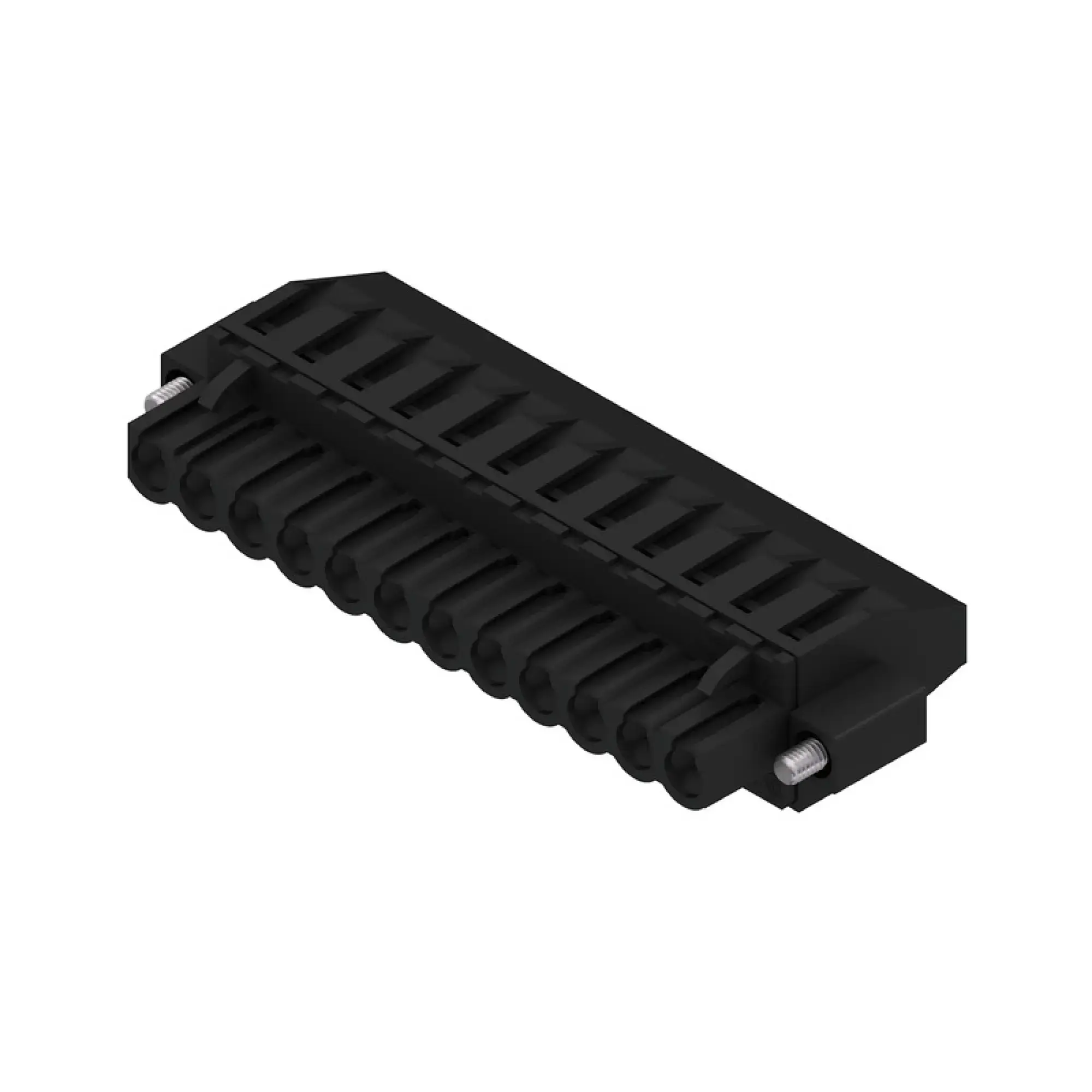 Weidmüller 1950690000 PCB connector (wire connection), 320 V, 23 A, Pitch in mm: 5.08, 4 mm², Number of poles: 12, Clamping yoke connection, Box (img_001)