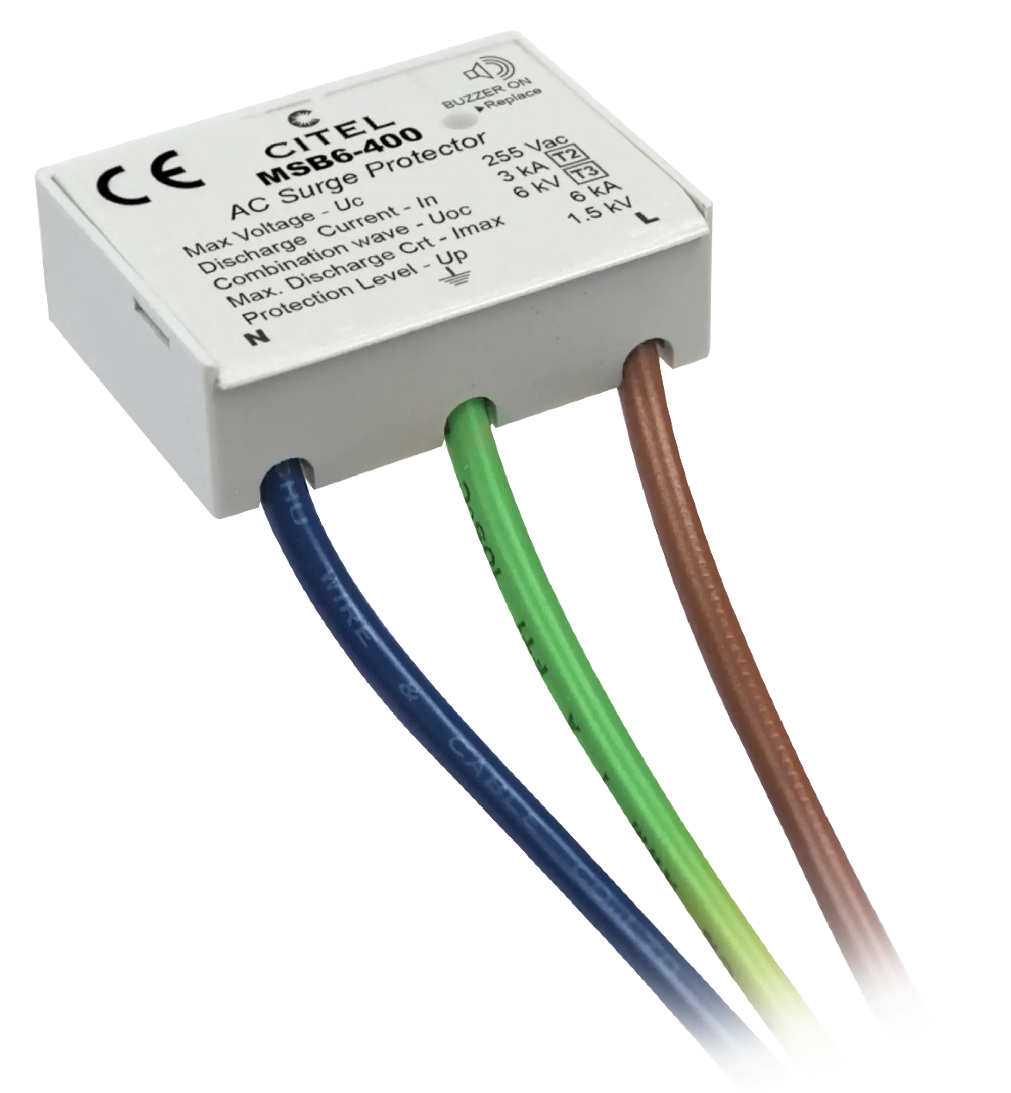 Citel 561302 Überspannungsschutz Typ 3, 2-polig für 230 V TT Netze mit Defektanzeige, IP20 (img_001) Citel 561302 Überspannungsschutz Typ 3, 2-polig für 230 V TT Netze mit Defektanzeige, IP20 (img_001)