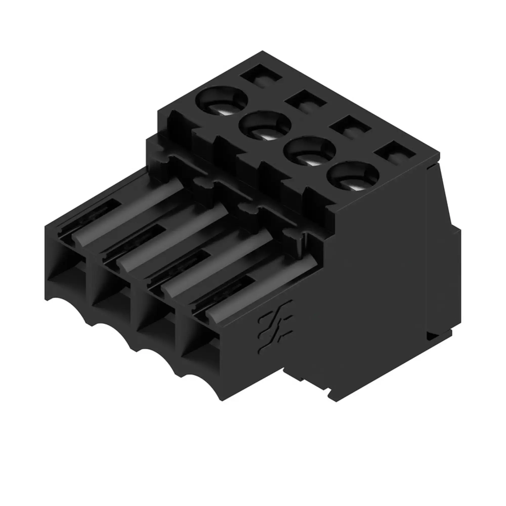 Weidmüller 1615690000 PCB connector (wire connection), 160 V, 17 A, Pitch in mm: 3.50, 1.5 mm², Number of poles: 4, Clamping yoke connection, Box (img_001)