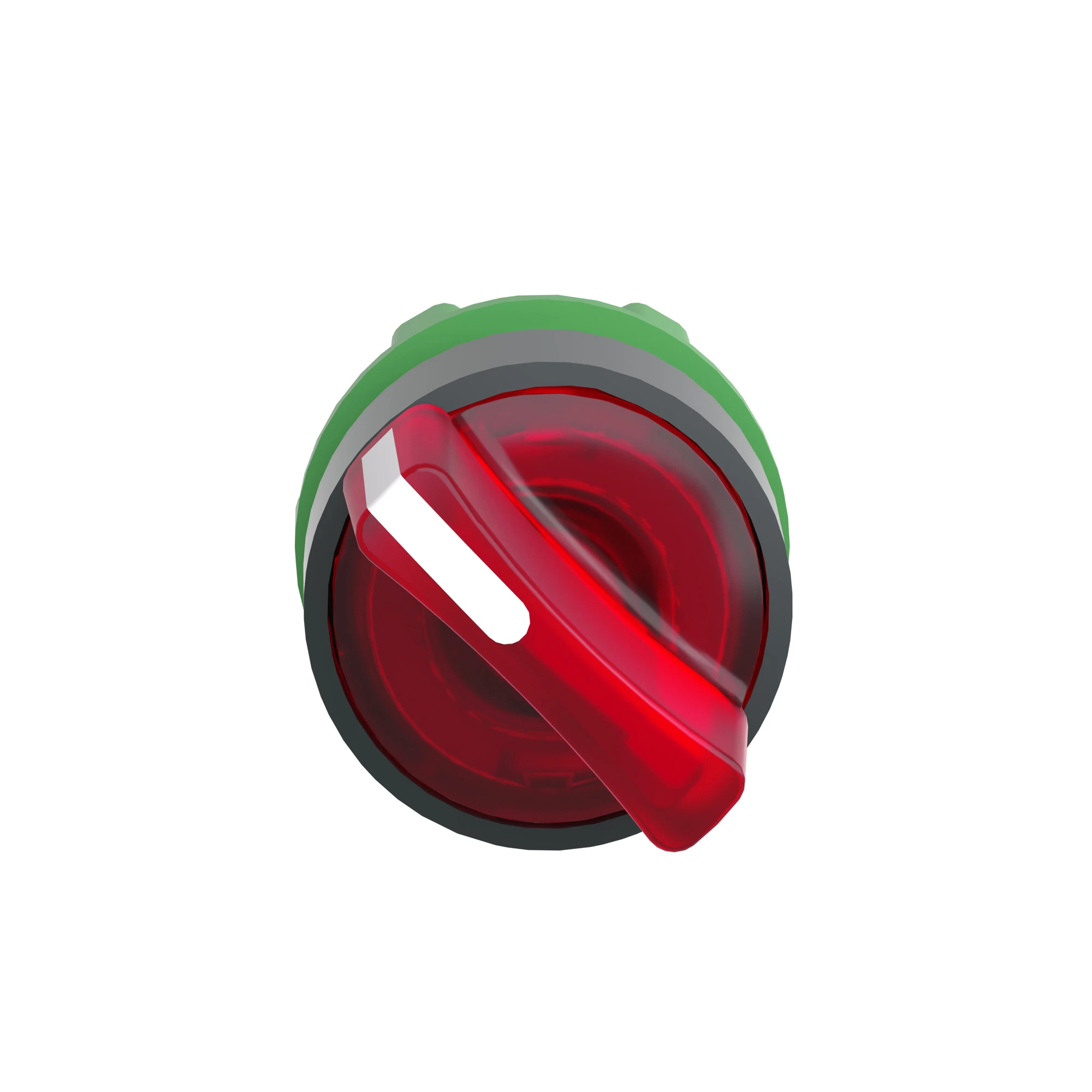 Schneider Electric ZB5AK1243 Illuminated selector switch, front element, Harmony XB5, plastic, 22mm red, for universal LED, 2 positions, latching (img_004)