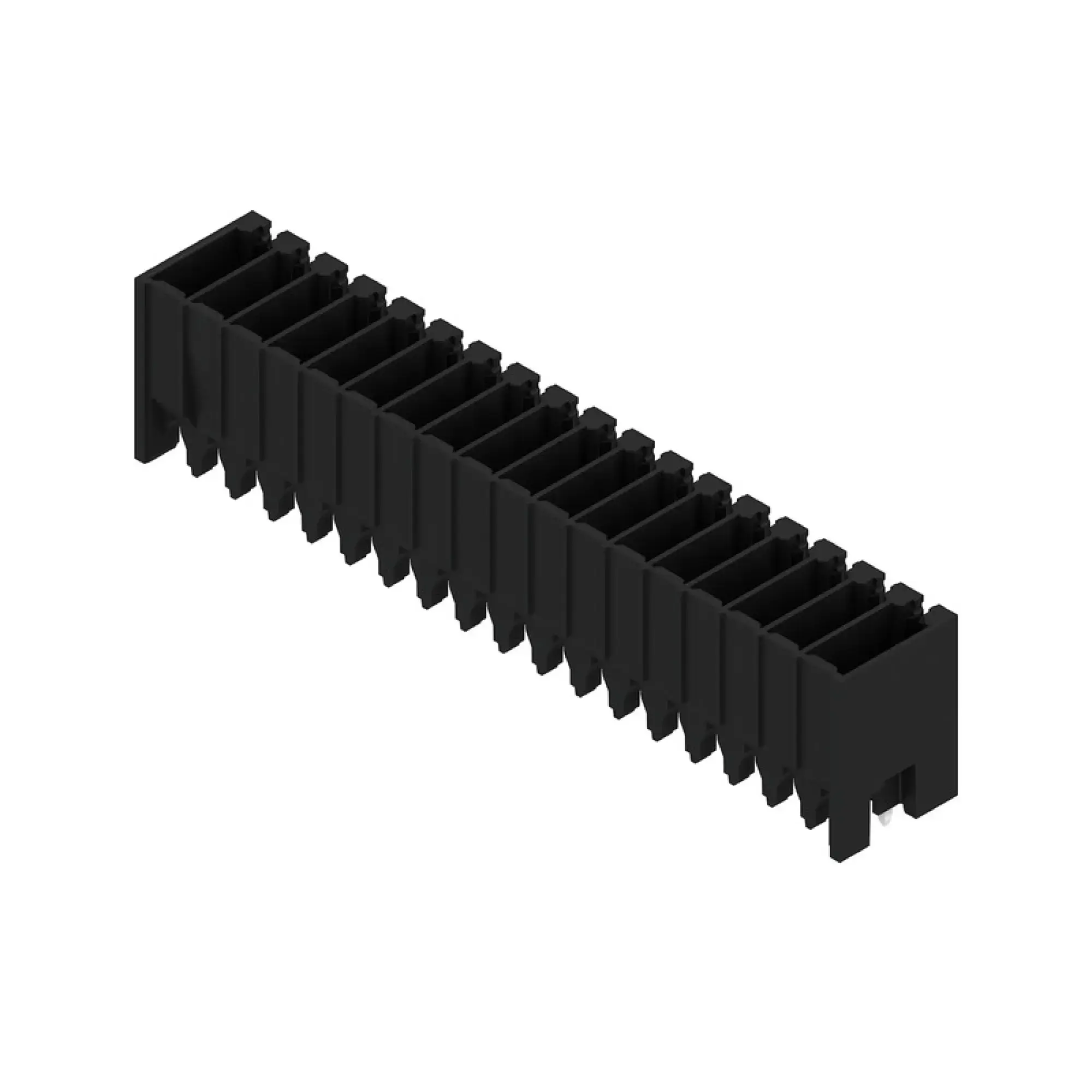 Weidmüller 1290480000 PCB connector (board connection), 160 V, 13.4 A, Pitch in mm: 3.50, Number of poles: 18, THT/THR solder connection, Box (img_001)