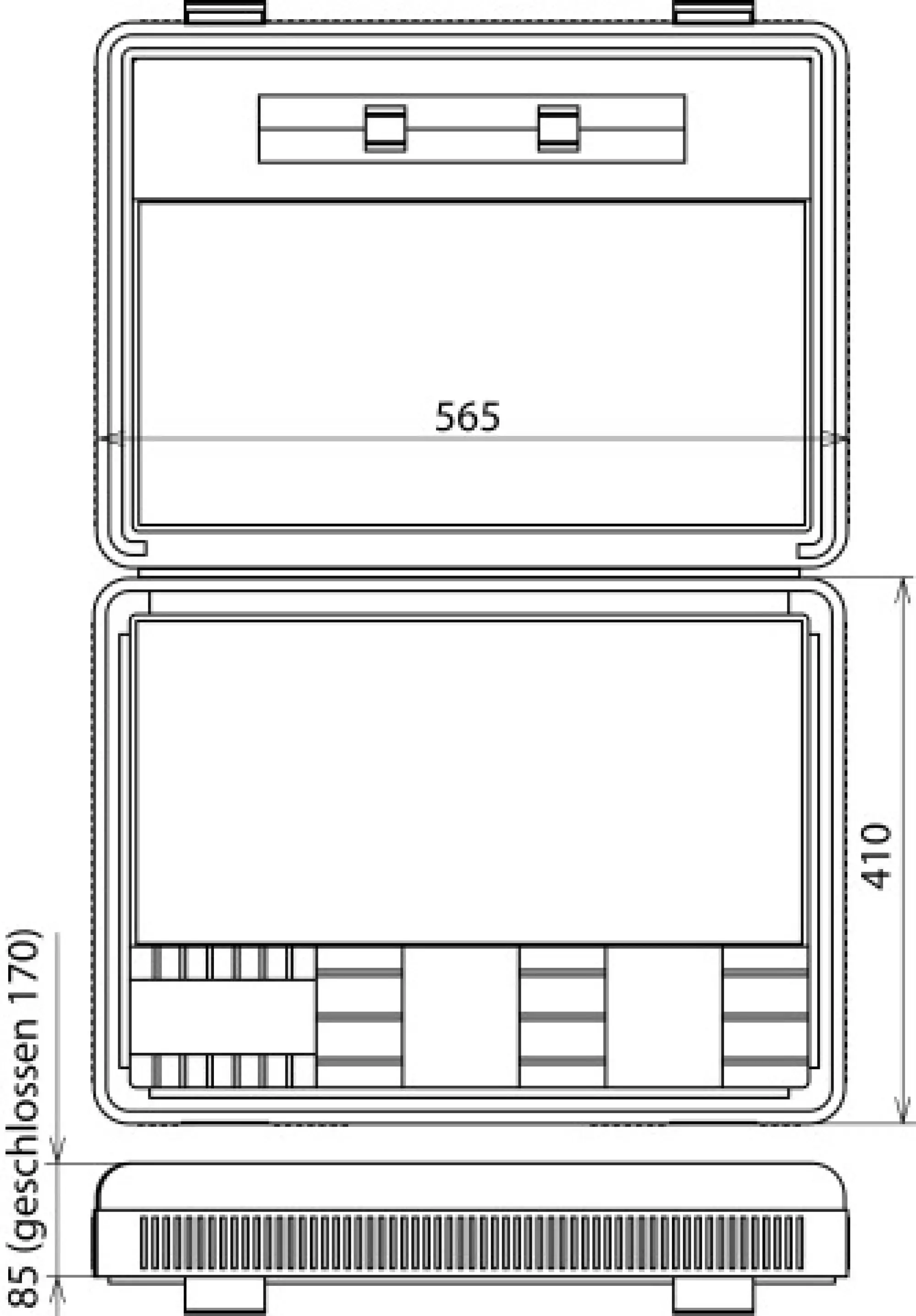 Dehn 745952 Plastic case (empty) for EaS kit f. cable distribution cabinets 565x410x170 mm (img_002) Dehn 745952 Plastic case (empty) for EaS kit f. cable distribution cabinets 565x410x170 mm (img_002)