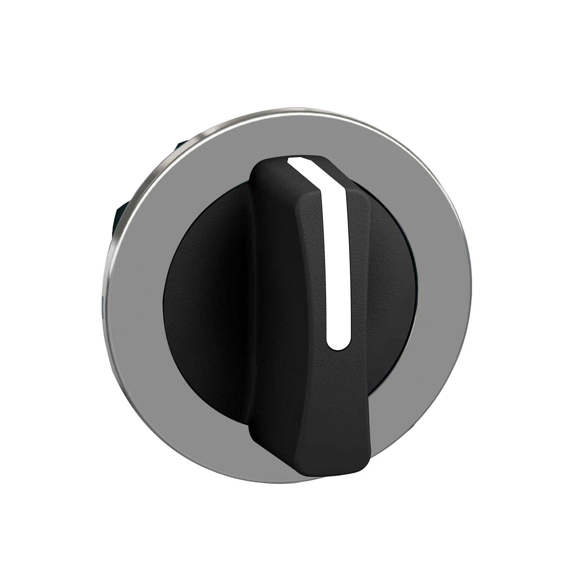 Schneider Electric ZB4FD3 Selector switch, front element, Harmony XB4F, metal, 30mm, black, 3 positions, latching (img_001)