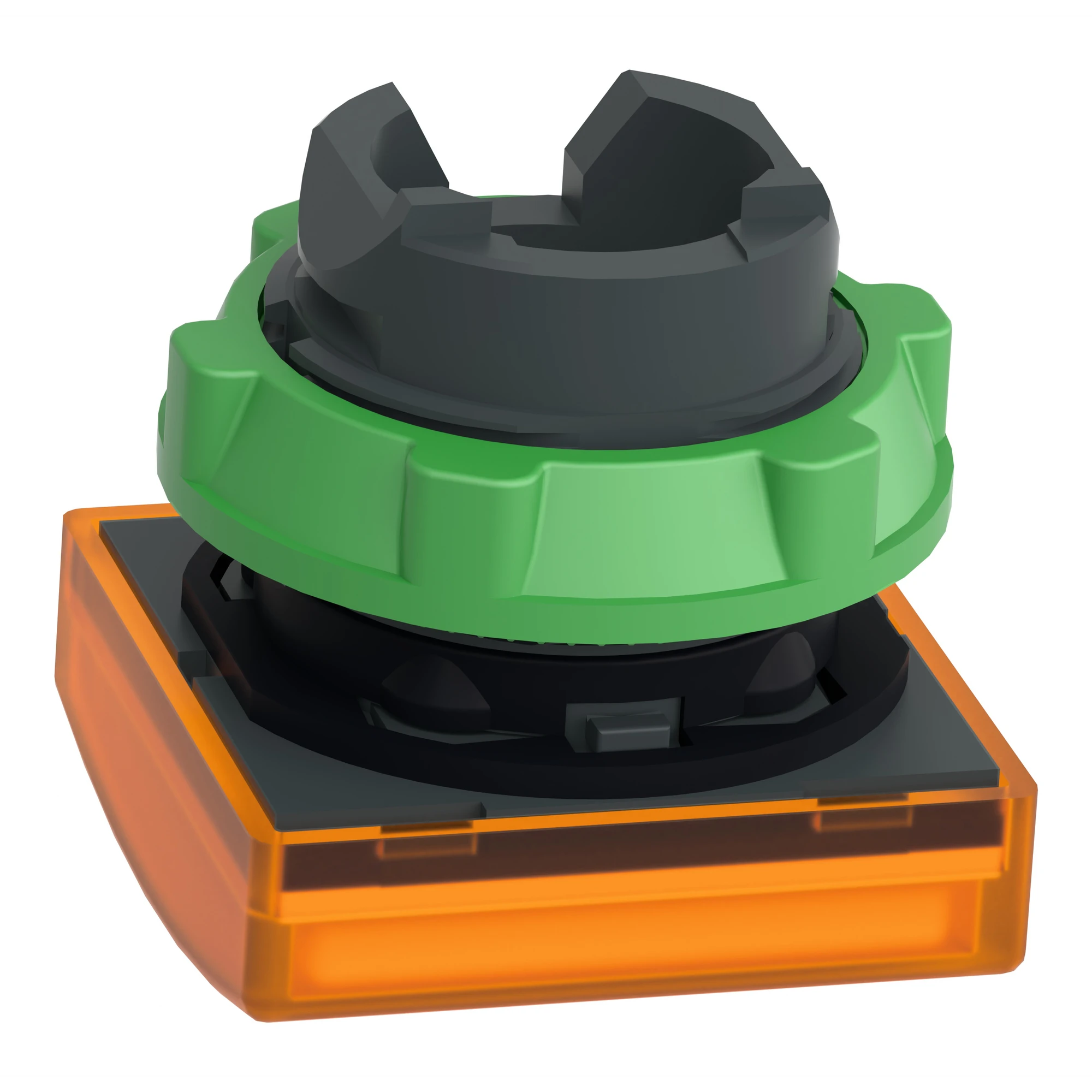 Schneider Electric ZB5CV053 Illuminated indicator, front element, Harmony XB5, plastic, 22mm, orange, for universal LED, square (img_007) Schneider Electric ZB5CV053 Illuminated indicator, front element, Harmony XB5, plastic, 22mm, orange, for universal LED, square (img_007)