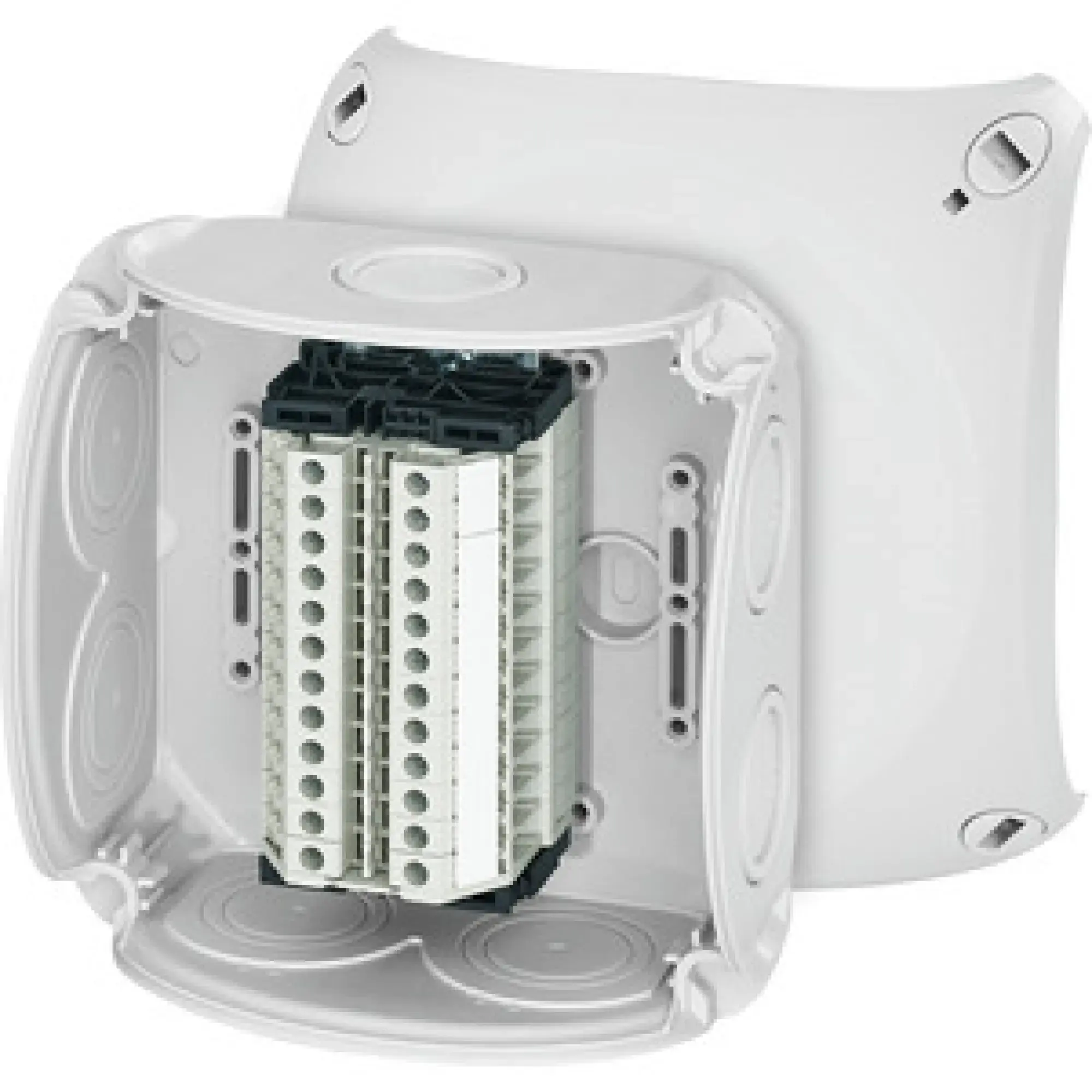 Hensel 62000176 Reihenklemmenkasten 1,5-6 qmm, 12 Klemmen WT 4, mit Außenbefestigung RK 0612 T (img_001) Hensel 62000176 Reihenklemmenkasten 1,5-6 qmm, 12 Klemmen WT 4, mit Außenbefestigung RK 0612 T (img_001)