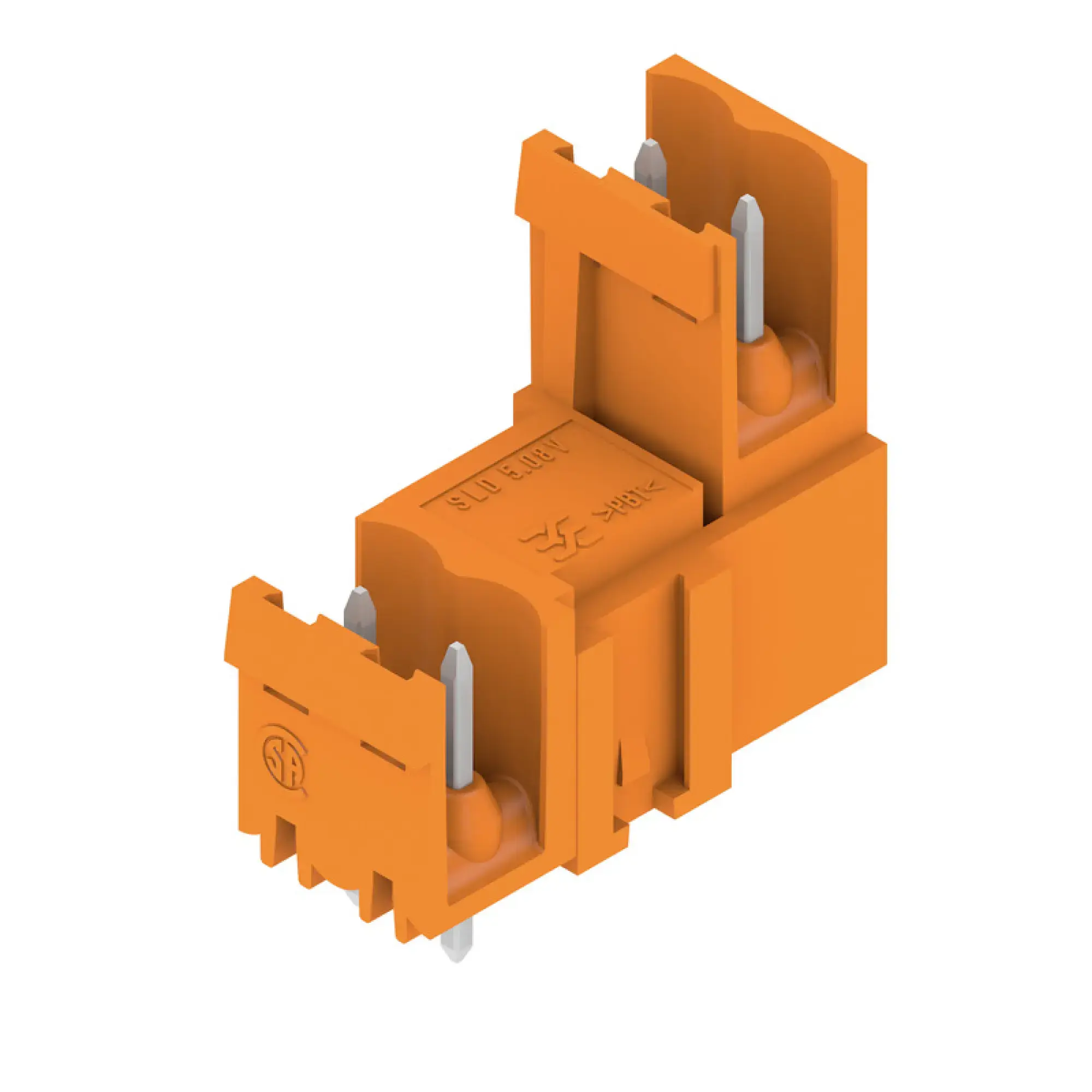 Weidmüller 1725650000 PCB connector (board connection), 250 V, 14 A, Pitch in mm: 5.08, Number of poles: 4, THT solder connection, Box (img_001)