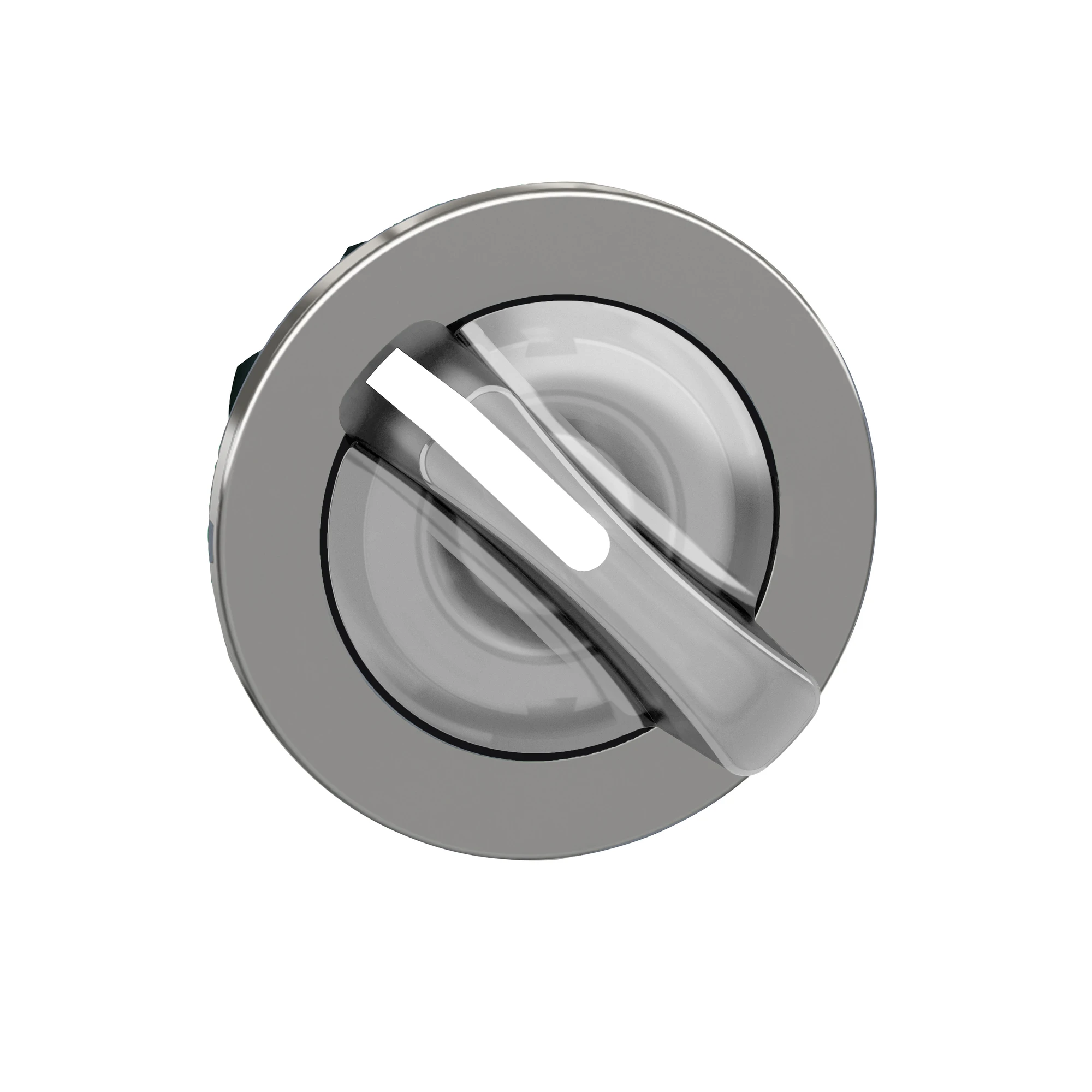 Schneider Electric ZB4FKCUST01 Illuminated Selector Switch, Front Element, Harmony XB4F, Metal, 30mm, Customizable via Configurator (img_001)