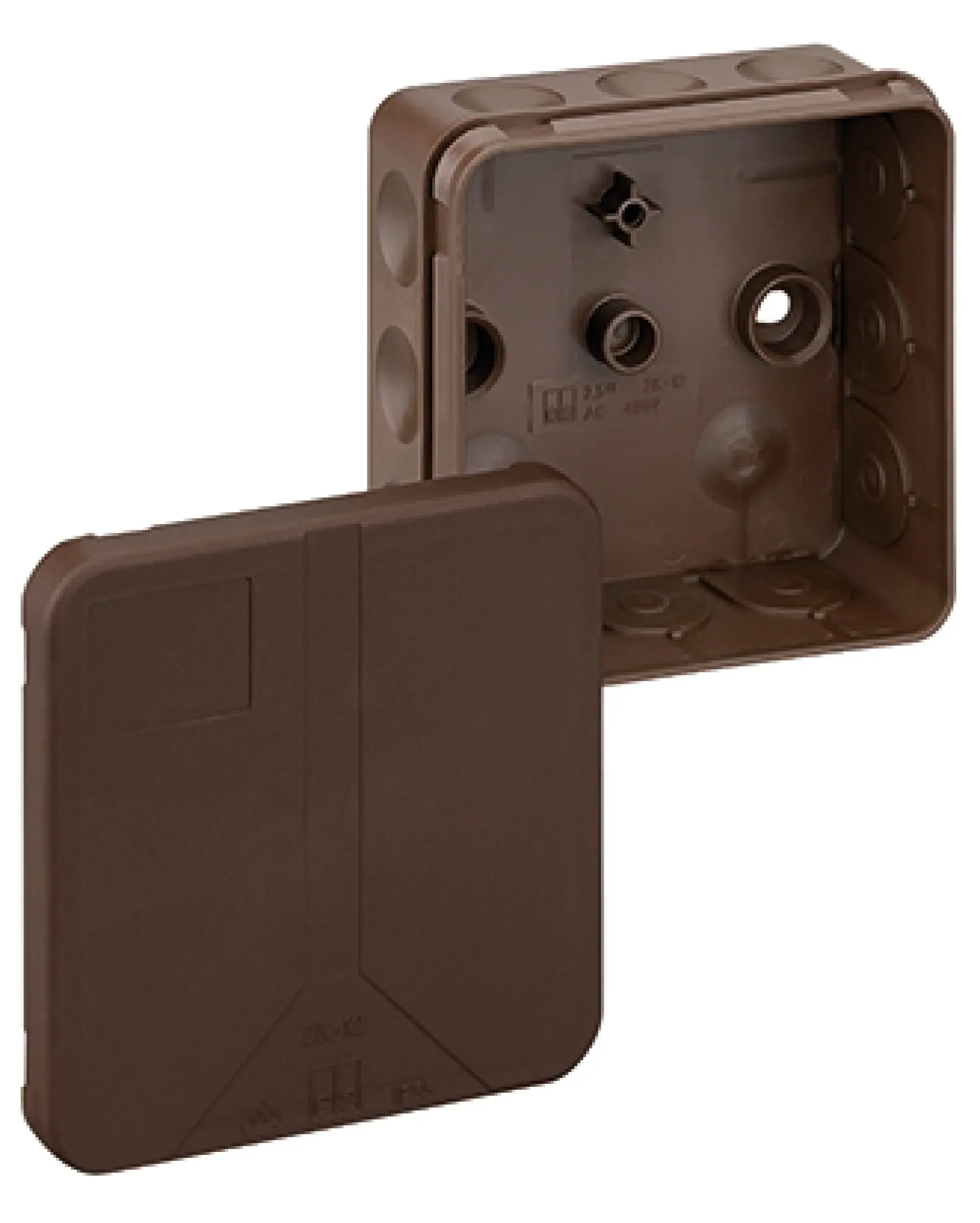 Spelsberg 34401201 Junction box, Type of protection IP55, Max. conductor cross section 2,5², Impact strength IK07, Protection class II, Ui 400V AC, VDE, Halogen free (img_001)