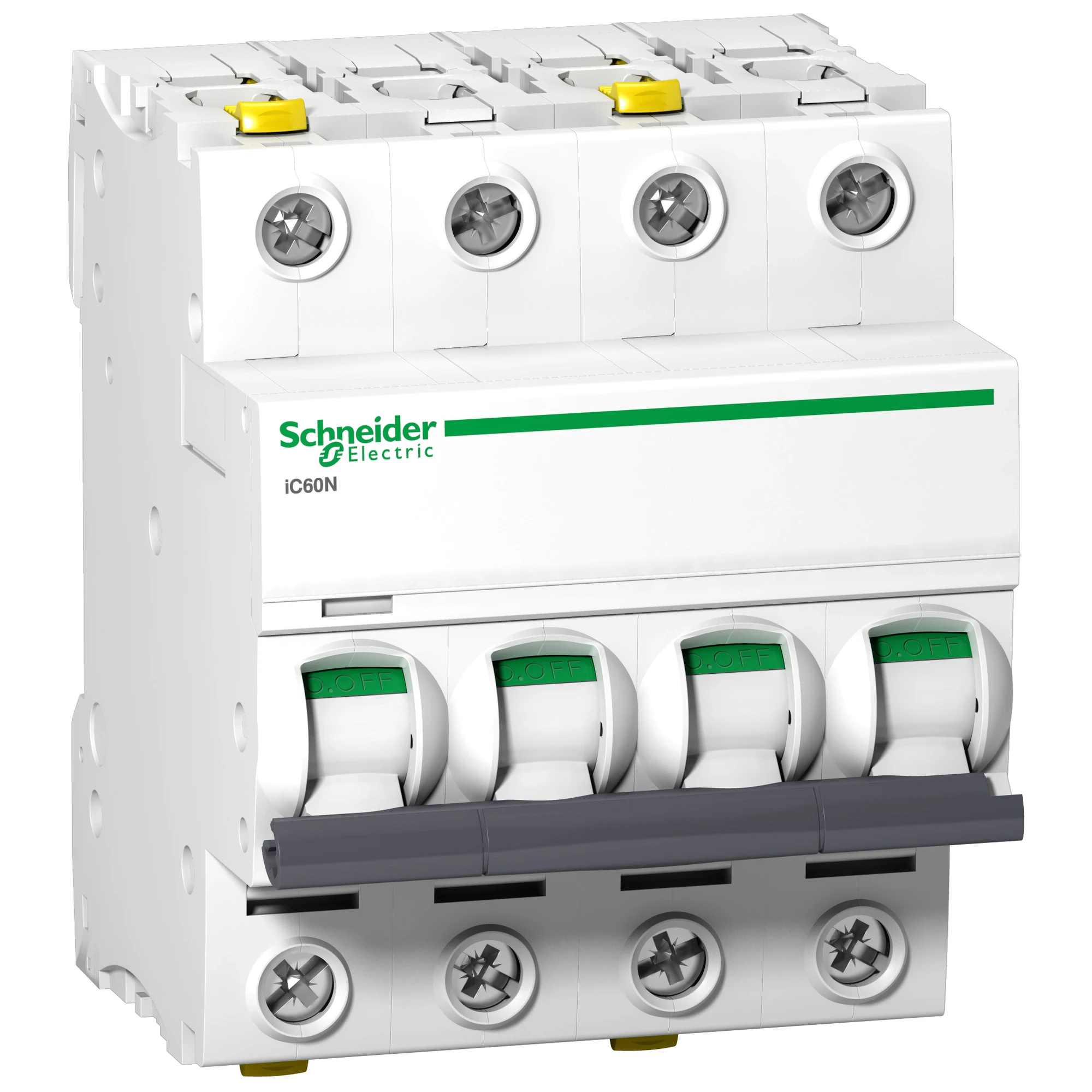 Schneider Electric A9F03425 Miniature Circuit Breaker iC60N, 4P, 25A, B Characteristic (img_001) Schneider Electric A9F03425 Miniature Circuit Breaker iC60N, 4P, 25A, B Characteristic (img_001)