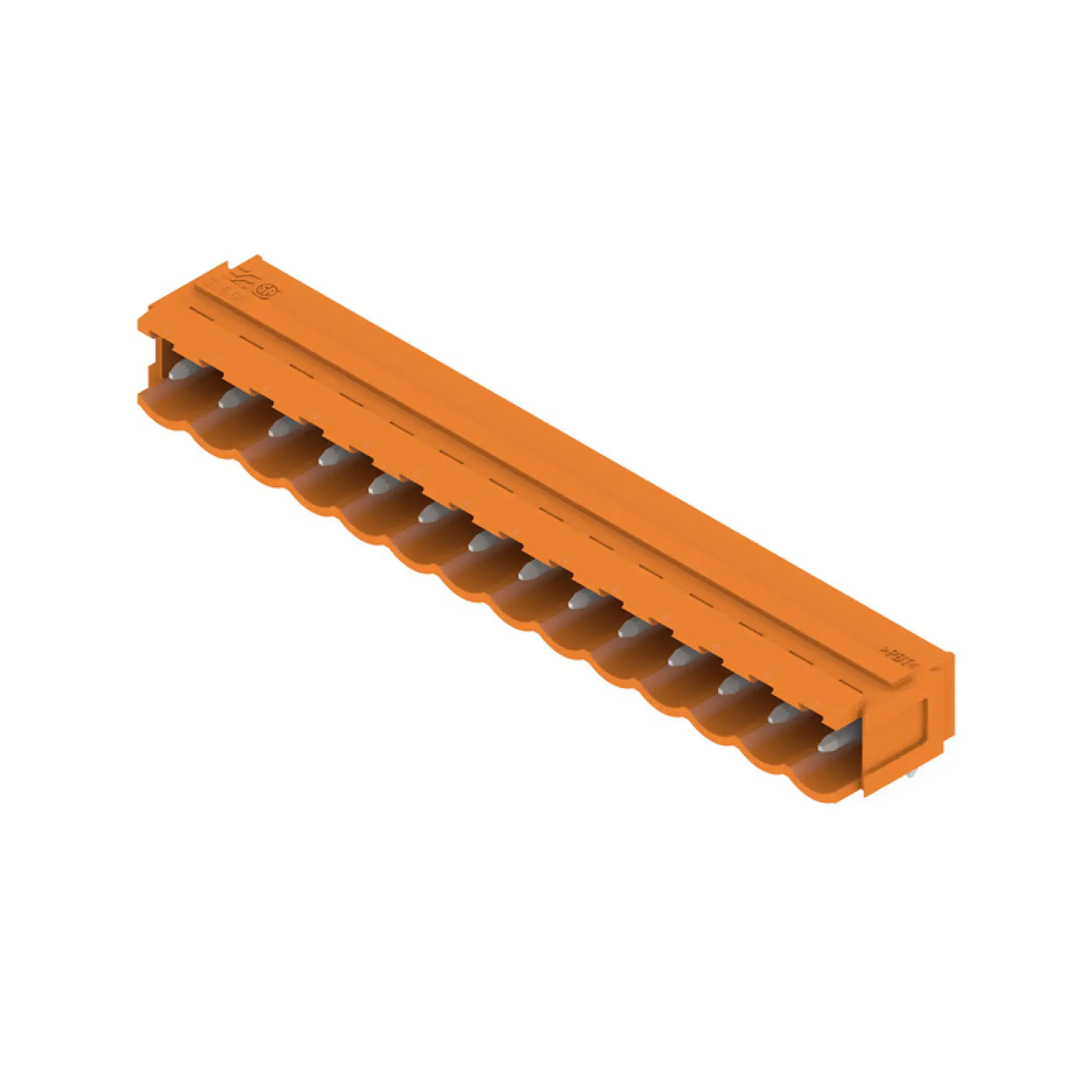 Weidmüller 1580980000 PCB connector (board connection), 320 V, 18 A, Pitch in mm: 5.00, Number of poles: 14, THT solder connection, Box (img_001)