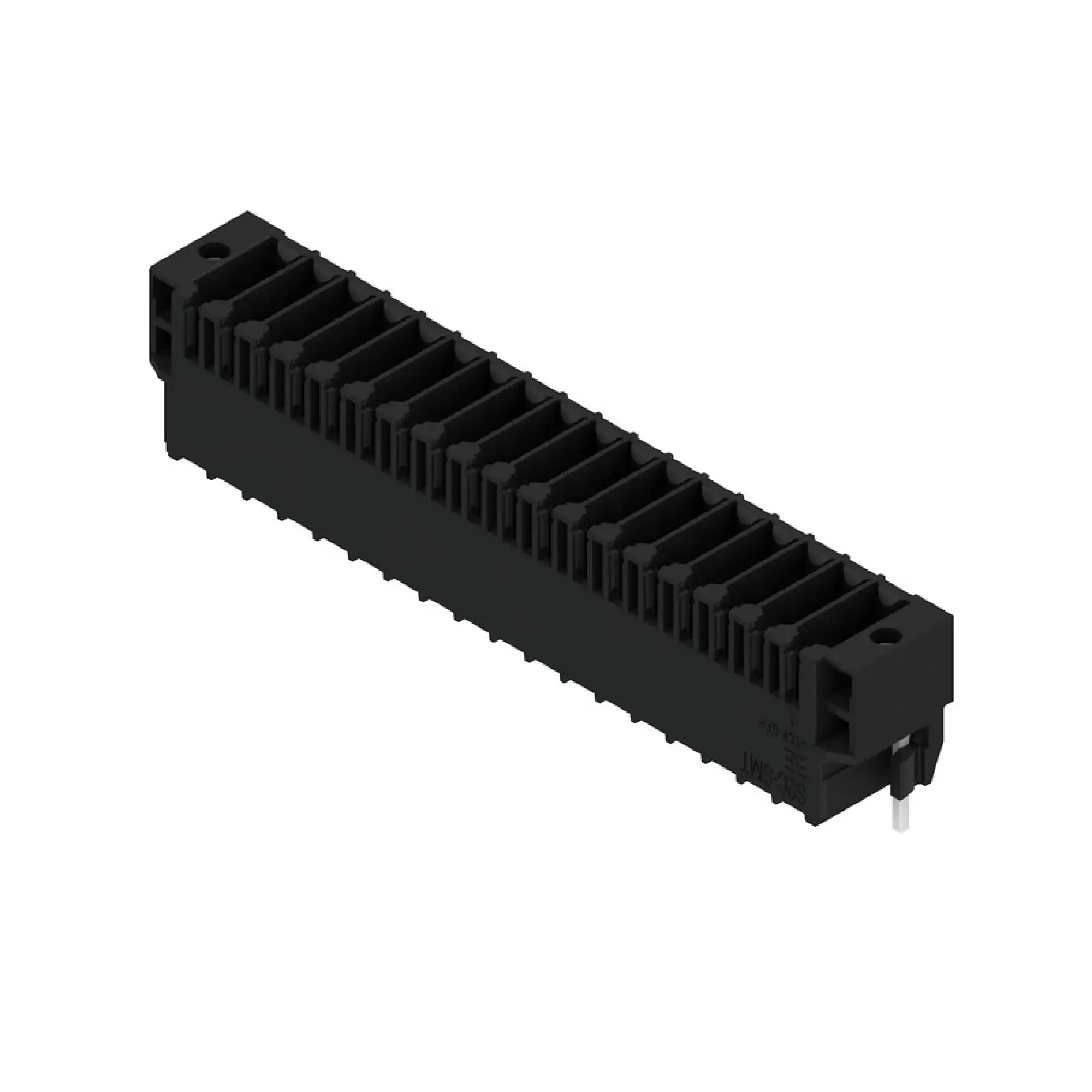 Weidmüller 1290680000 PCB connector (board connection), 160 V, 13.4 A, Pitch in mm: 3.50, Number of poles: 18, THT/THR solder connection, Box (img_001)