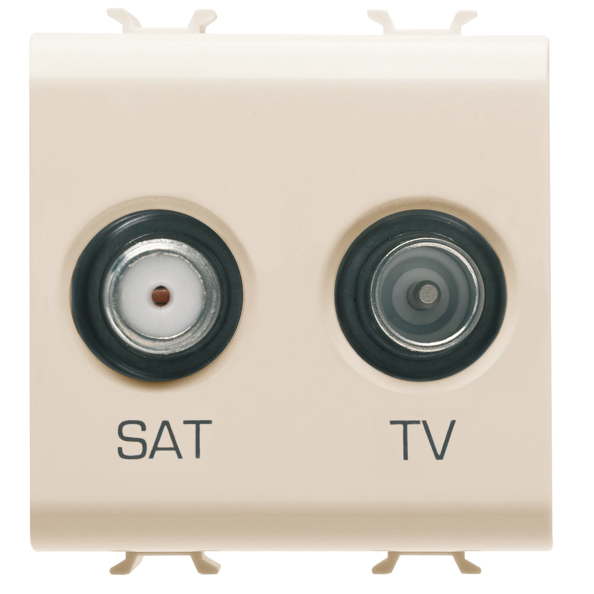 GEWISS GW11383 TV+SAT-Dose 2M Daempfung 0dB Cremeweiss (img_001)