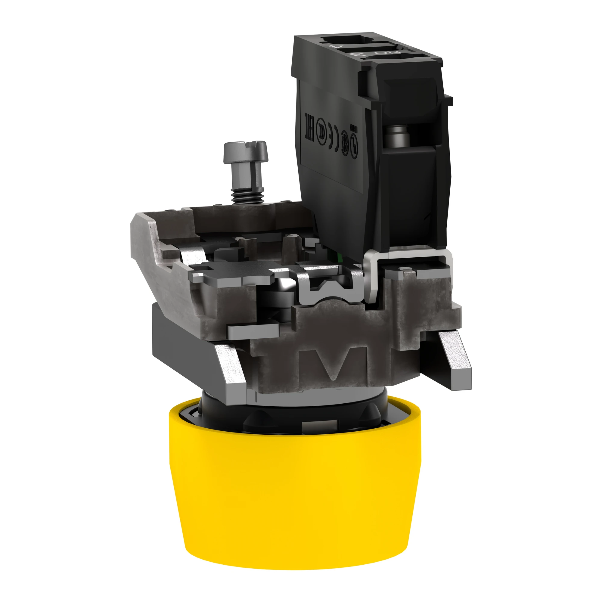 Schneider Electric XB4BPS51EX Pushbutton, Harmony XB4, metal, 22mm, yellow, momentary, with protective cover, 1S, ATEX (img_006) Schneider Electric XB4BPS51EX Pushbutton, Harmony XB4, metal, 22mm, yellow, momentary, with protective cover, 1S, ATEX (img_006)