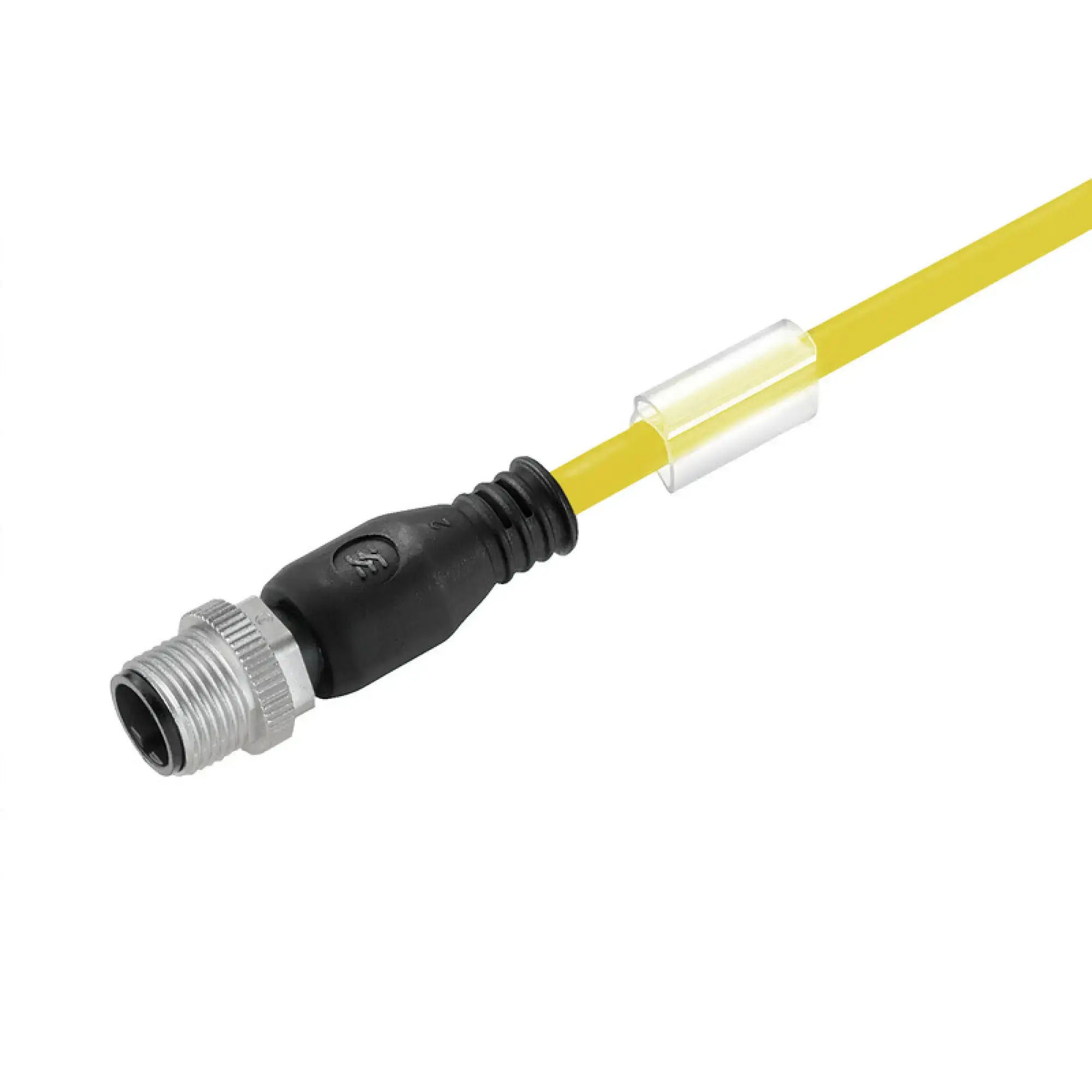 Weidmüller 1092980300 Sensor-actuator Cable (assembled), One end without connector, M12, Number of poles: 3, pin, straight, LED: No, Cable length: 3 m, Shielded: No (img_001)