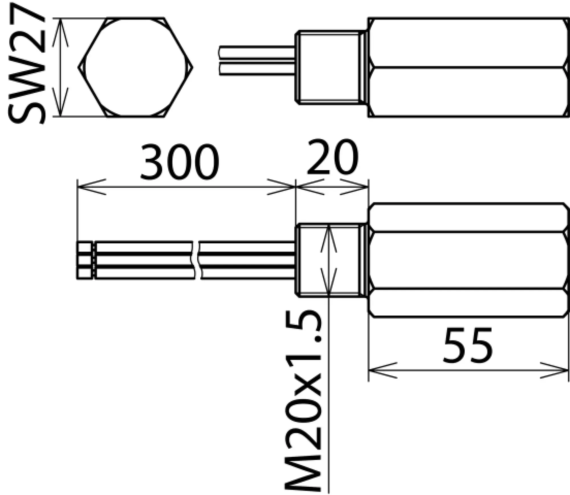 Dehn 929971 Surge arrester DEHNpipe Ex (d) with M20x1.5 male thread (img_004)