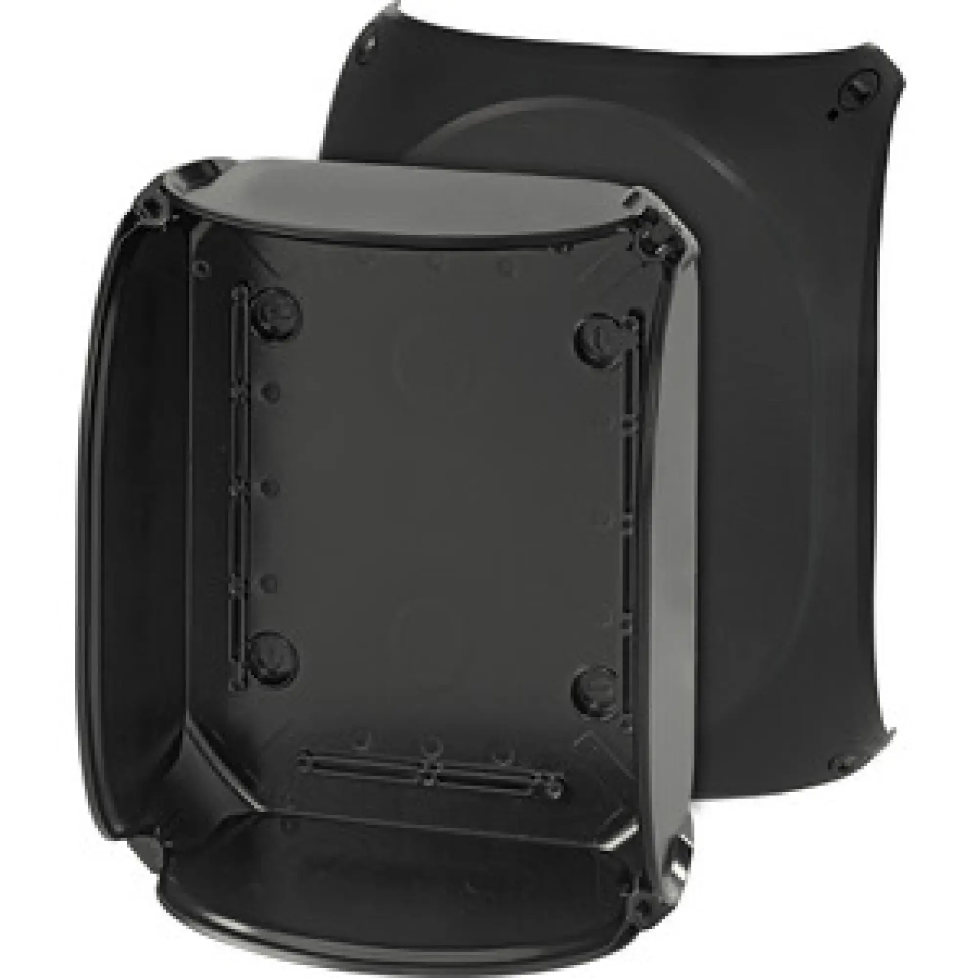 Hensel 62000092 Kabelabzweigkasten ohne Klemme Gehäusewände ohne Vorprägungen, schw. KF 2500 C (img_001)