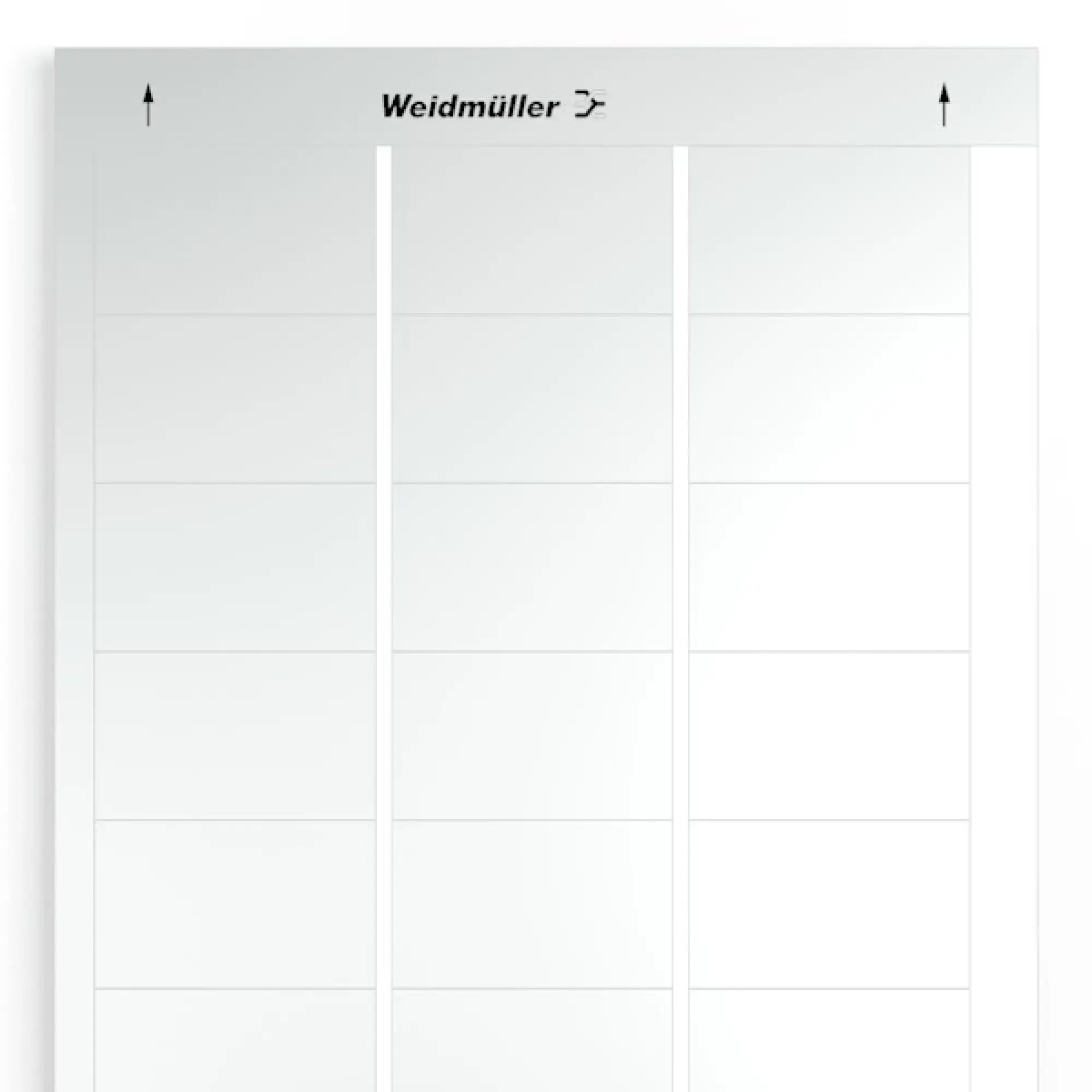 Weidmüller 1686430001 Device marking, Width: 60 mm, Polyester, PVC-free, silver, Operating temperature range: -40...150 °C (img_001) Weidmüller 1686430001 Device marking, Width: 60 mm, Polyester, PVC-free, silver, Operating temperature range: -40...150 °C (img_001)