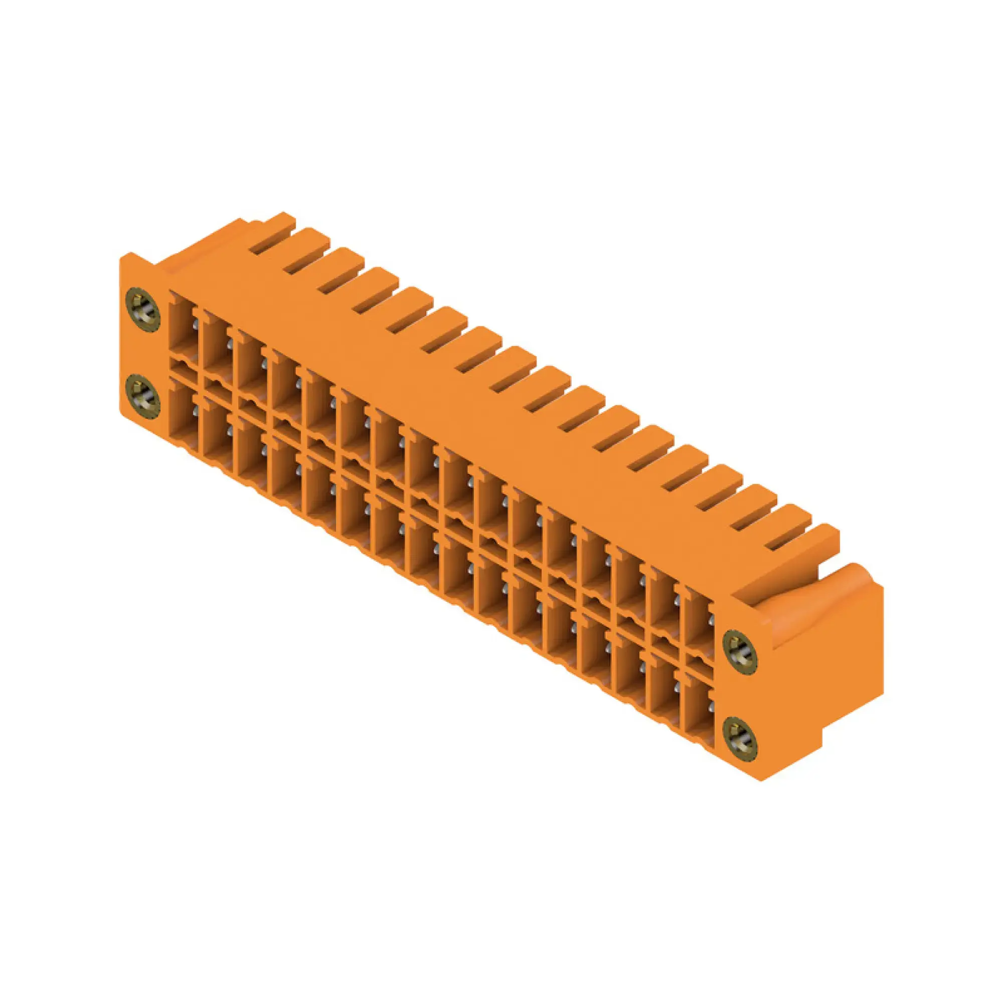 Weidmüller 1041110000 PCB connector (board connection), 160 V, 17.5 A, Pitch in mm: 3.81, Number of poles: 32, THT solder connection, Box (img_001) Weidmüller 1041110000 PCB connector (board connection), 160 V, 17.5 A, Pitch in mm: 3.81, Number of poles: 32, THT solder connection, Box (img_001)