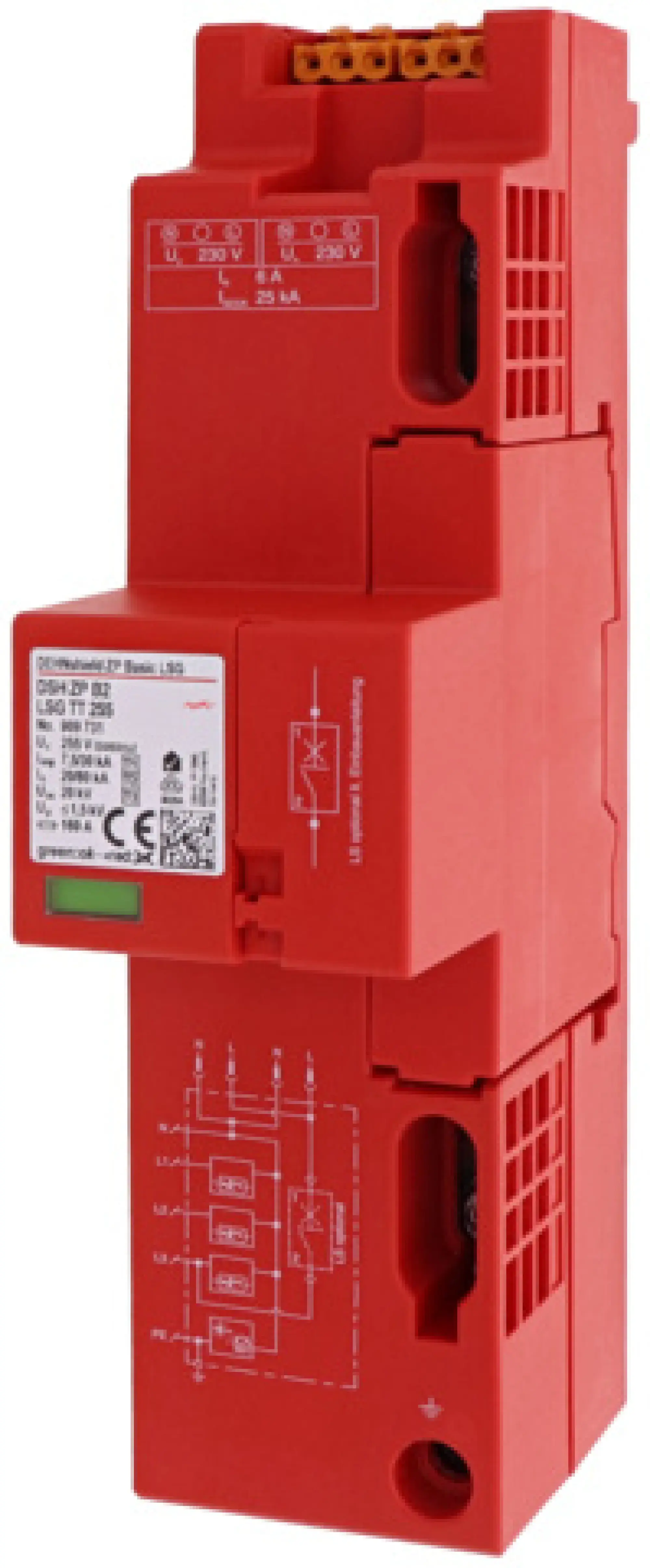 Dehn 909731 Type 1+2+3 combined arrester DEHNshield ZP Basic 2 LSG for TT and TN-S systems (img_003)