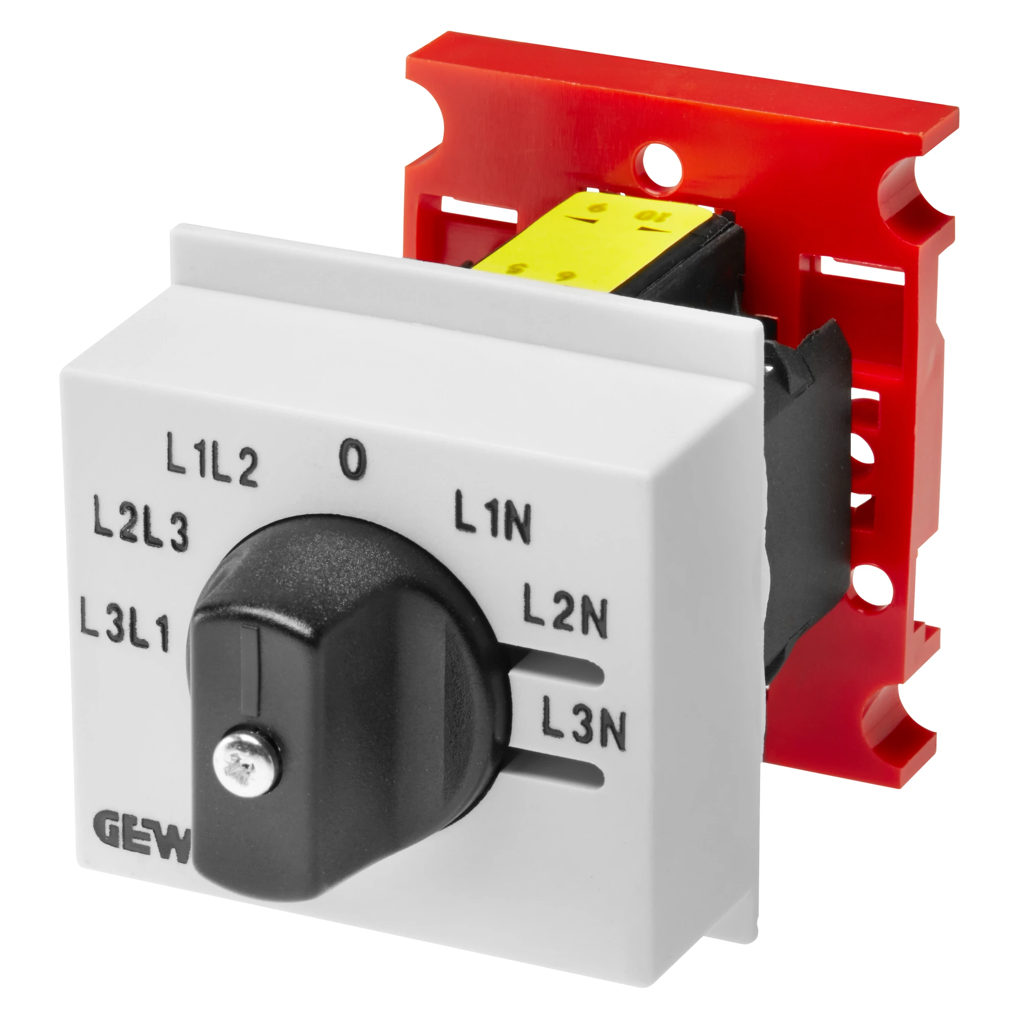 GEWISS GW96853 VOLTMETER SELECTOR SWITCH - 7 POSITIONS PHASE-PHASE AND PHASE-NEUTRAL - 3 MODULES (img_001)