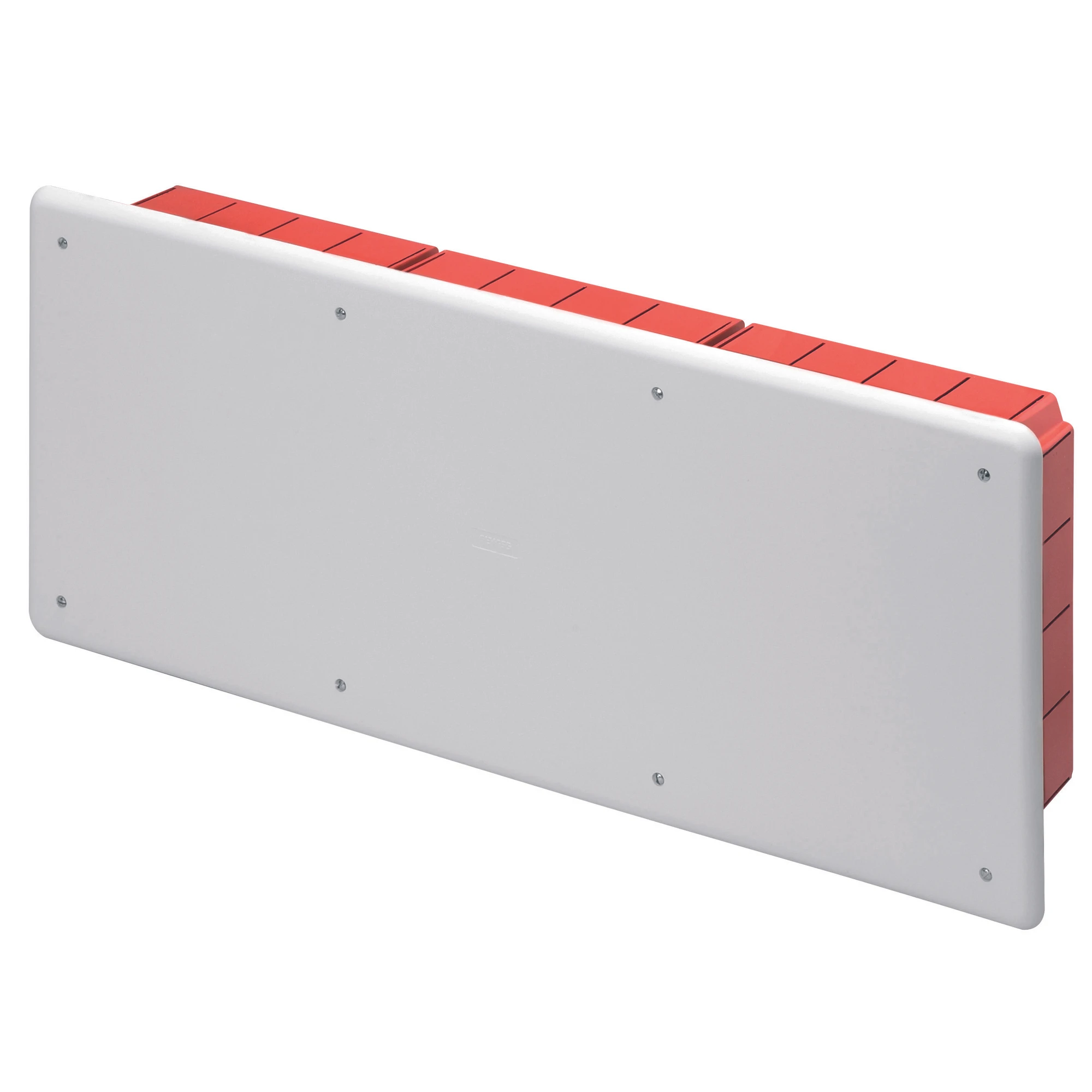 GEWISS GW48010 JUNCTION AND CONNECTION BOX - FOR BRICK WALLS - WITH DIN RAIL - DIMENSIONS 516X202X90 - WHITE LID RAL9016 (img_001)