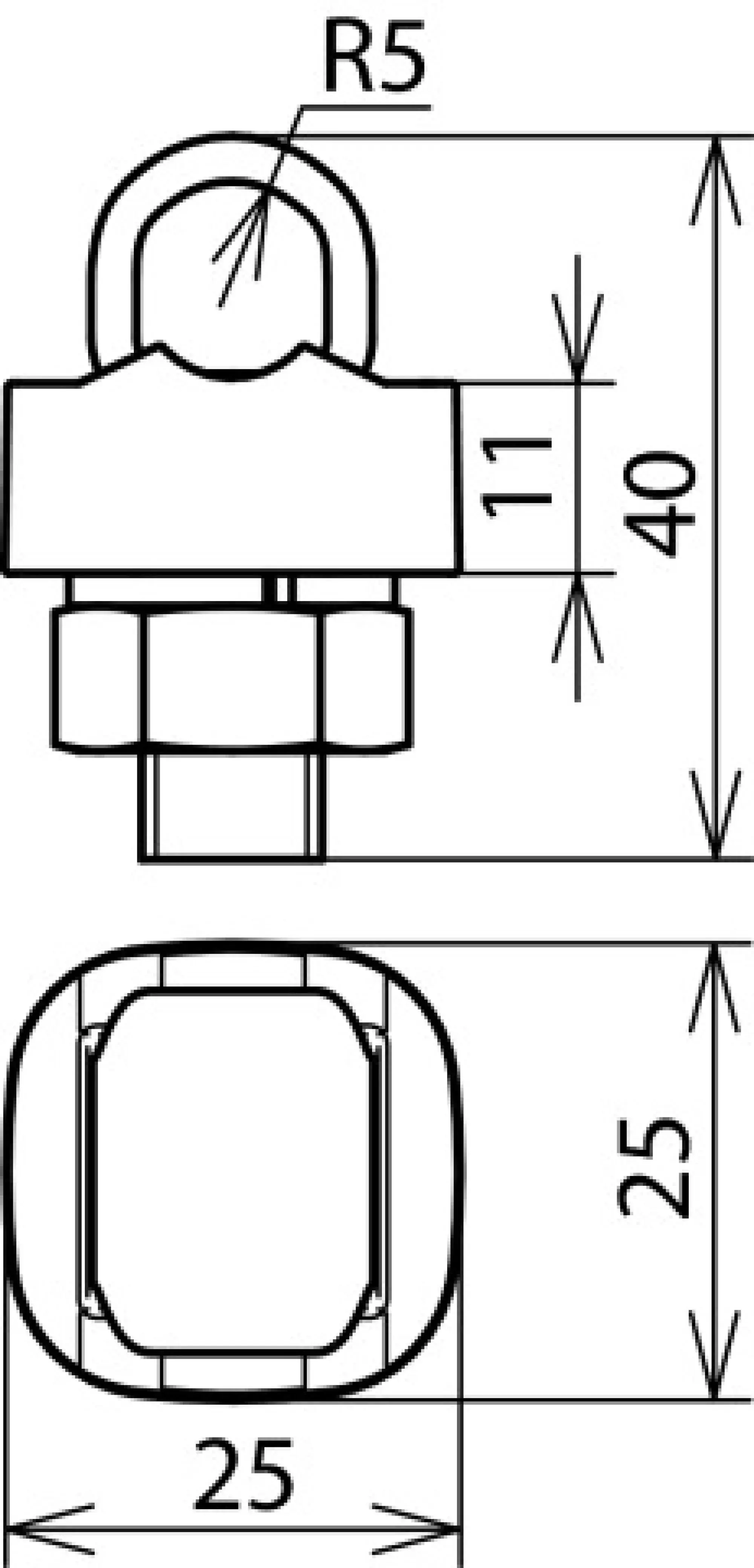 Dehn 301010 KS connector St/tZn-ZDC f. Rd 7-10mm one-piece with spring washer (img_002) Dehn 301010 KS connector St/tZn-ZDC f. Rd 7-10mm one-piece with spring washer (img_002)