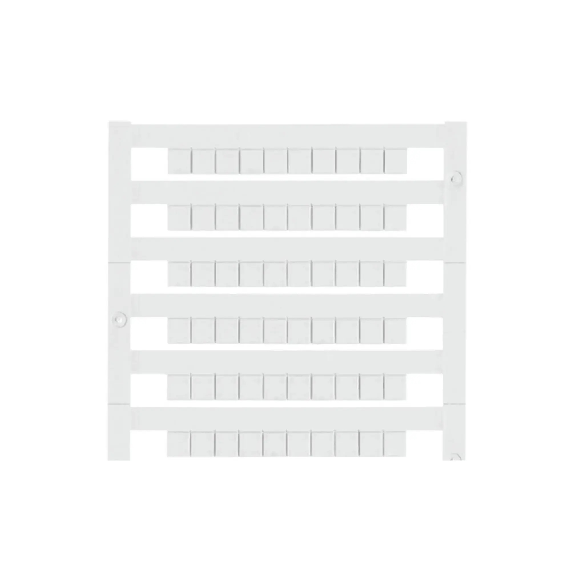 Weidmüller 1249860000 Terminal marking, violet, Pitch in mm: 5.00, Printed characters: neutral, horizontal and vertical, Width: 5 mm, Height: 5 mm (img_001) Weidmüller 1249860000 Terminal marking, violet, Pitch in mm: 5.00, Printed characters: neutral, horizontal and vertical, Width: 5 mm, Height: 5 mm (img_001)