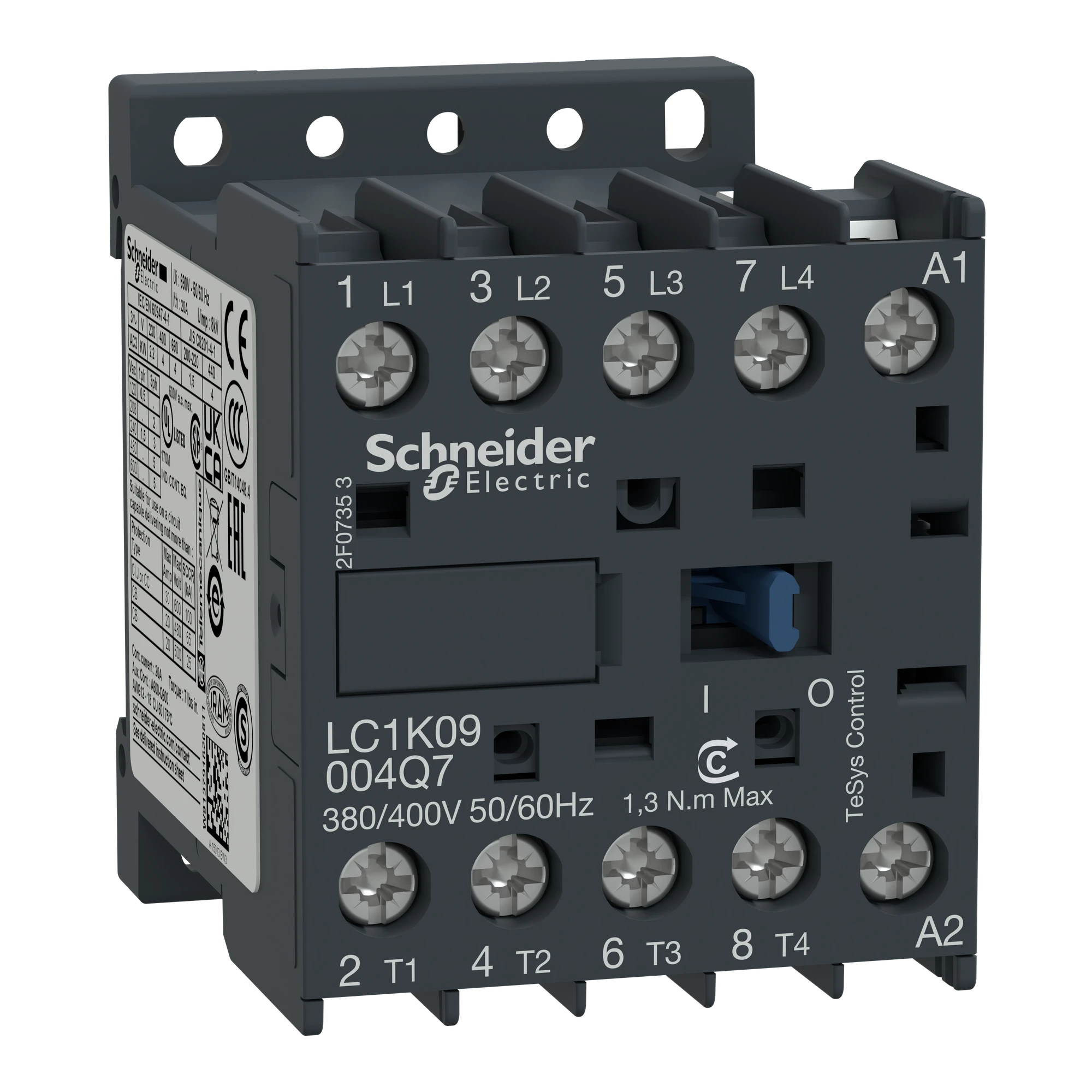 Schneider Electric LC1K09004P7 Contactor LC1K 4p, coil 230 V AC (img_001)