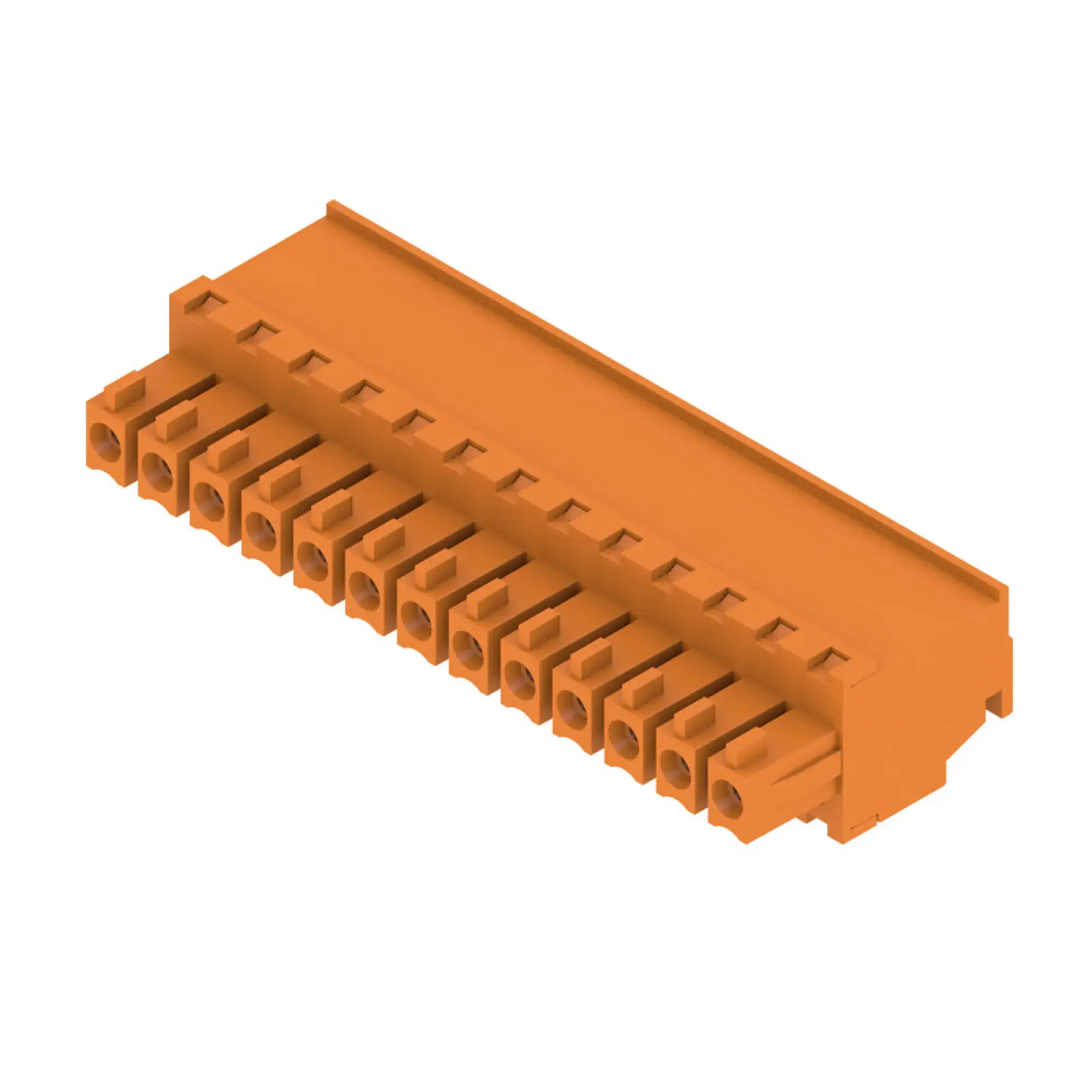 Weidmüller 1940300000 PCB connector (wire connection), 160 V, 17.5 A, Pitch in mm: 3.81, 1.5 mm², Number of poles: 13, Clamping yoke connection, Box (img_001)