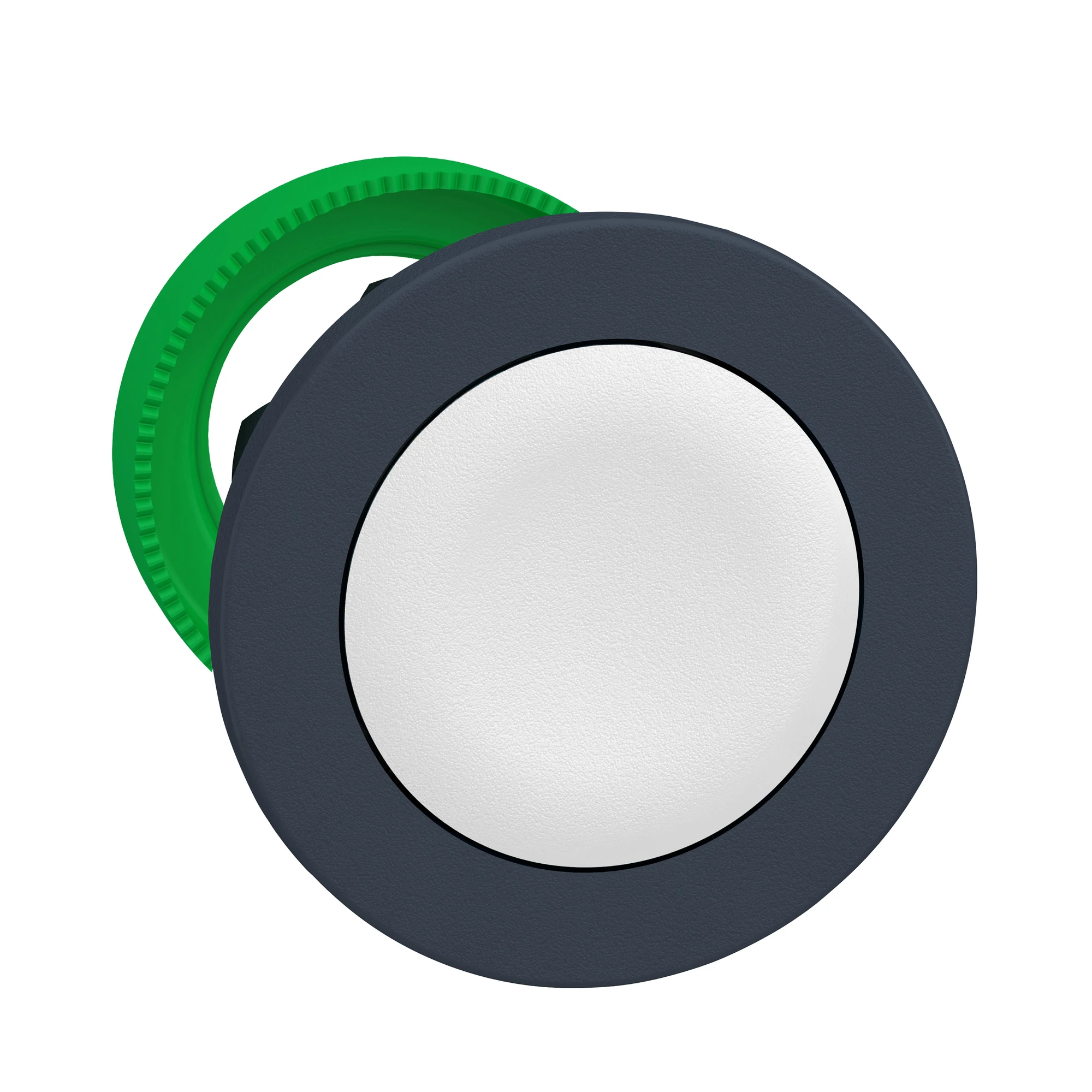 Schneider Electric ZB5FH01 Push button, front element, Harmony XB5F, plastic, 30mm, white, unmarked (img_001)