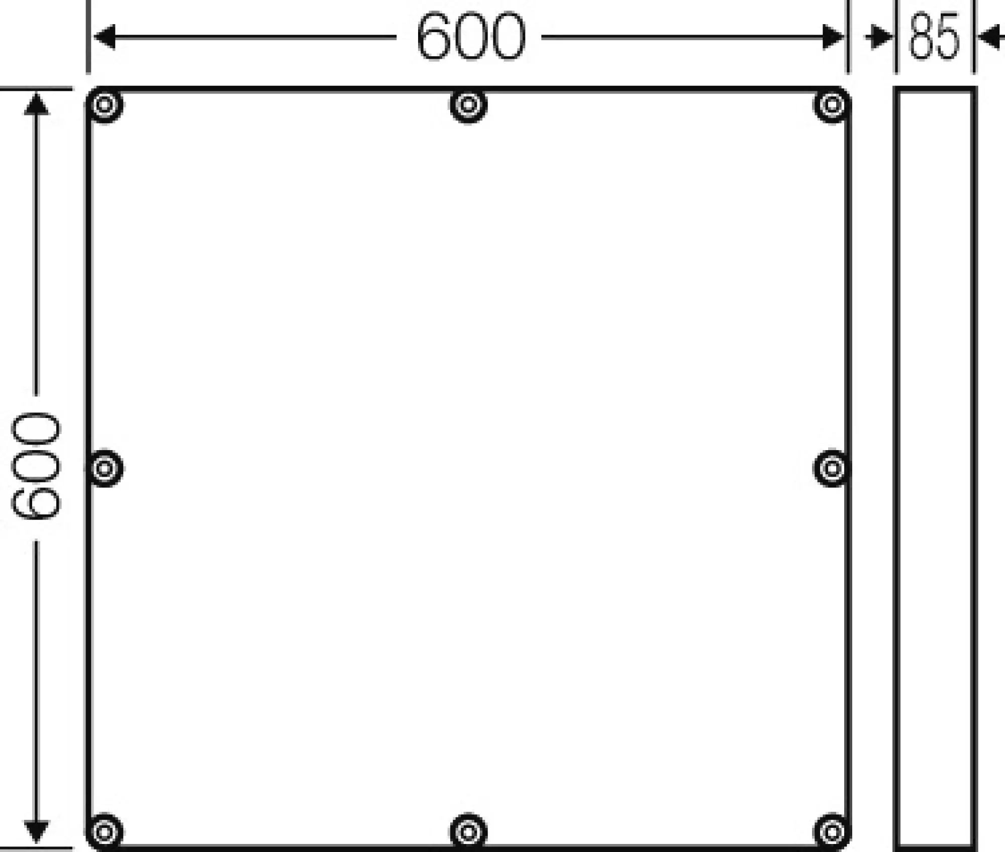 Hensel 2000022 Zwischenrahmen für Mi .8.. Mi ZR 8 (img_002)
