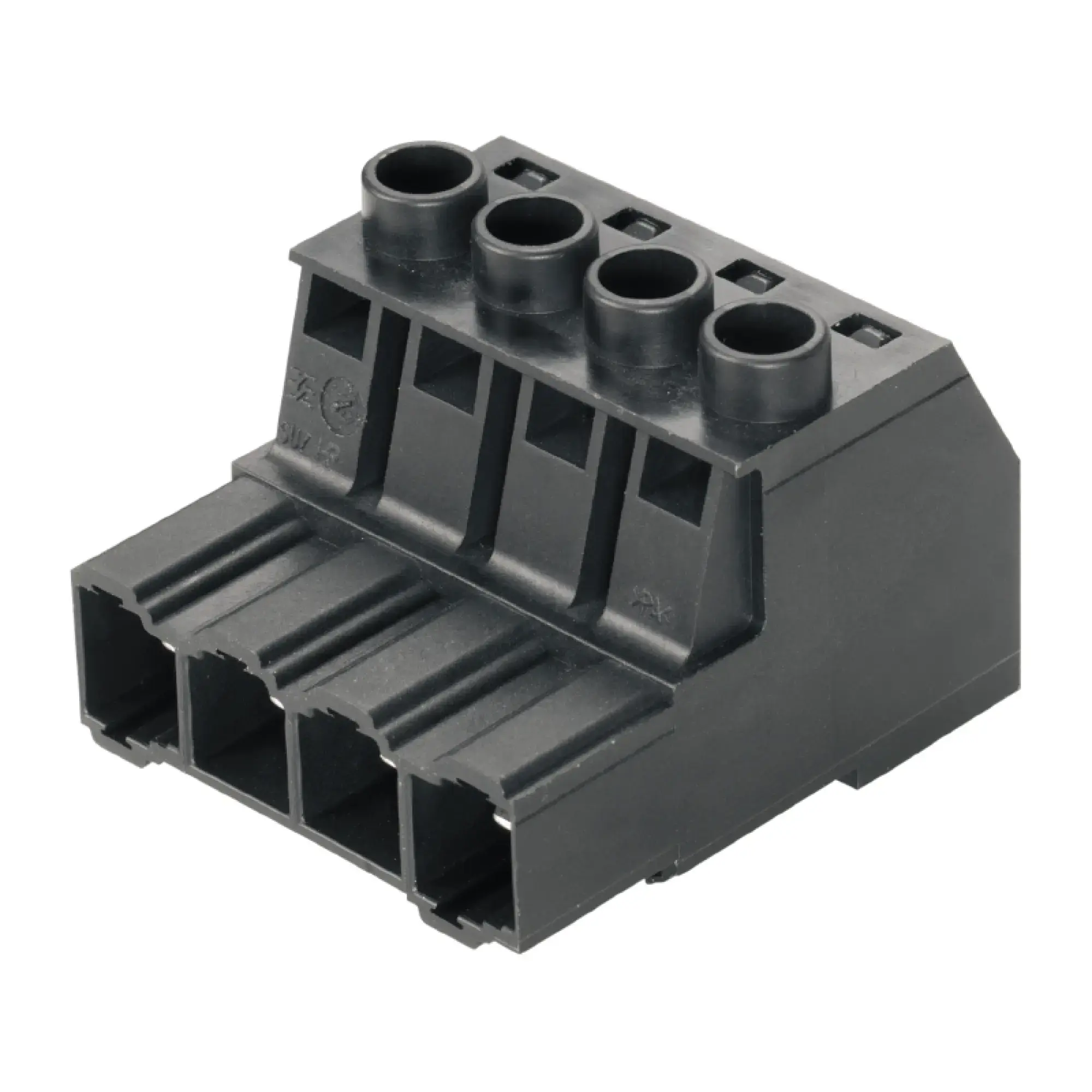 Weidmüller 1947500000 PCB connector (wire connection), 1000 V, 78 A, Pitch in mm: 10.16, 16 mm², Number of poles: 4, Clamping yoke connection, Box (img_001)