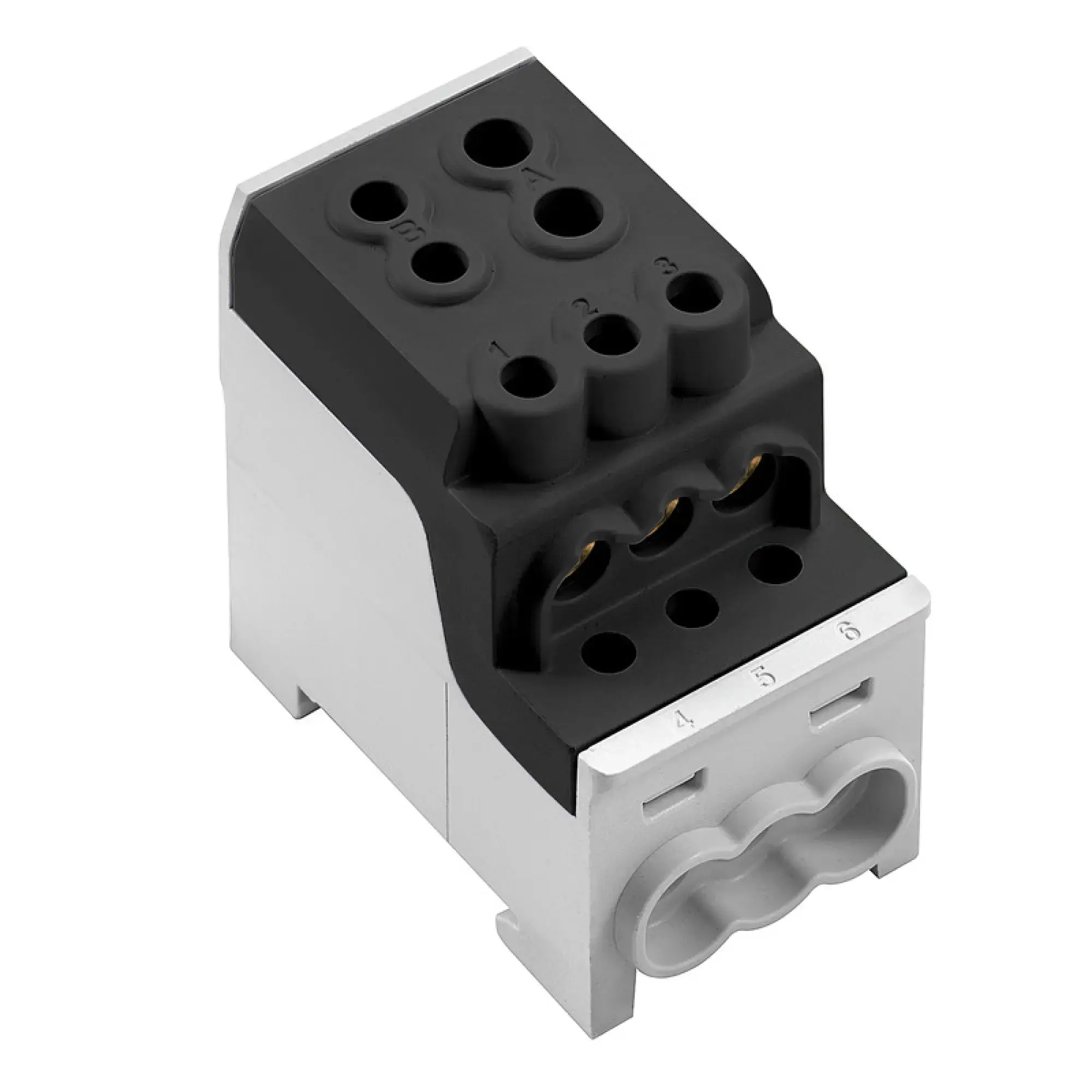 Weidmüller 2814510000 Potential distributor terminal, Screw connection, black, 70 mm², 200 A, 1000 V, Number of connections: 8, Number of levels: 1, TS 35, V-0, Wemid (img_001) Weidmüller 2814510000 Potential distributor terminal, Screw connection, black, 70 mm², 200 A, 1000 V, Number of connections: 8, Number of levels: 1, TS 35, V-0, Wemid (img_001)