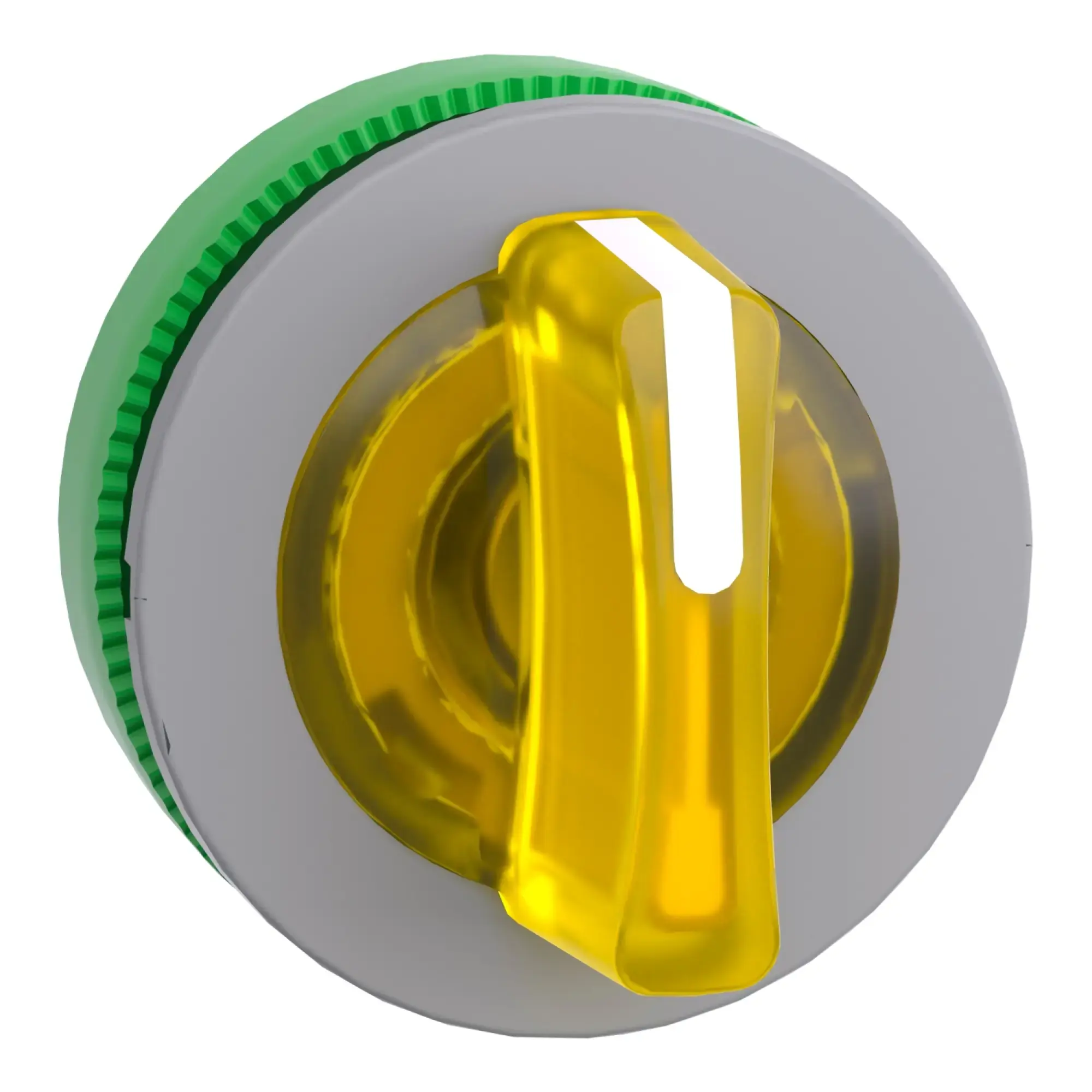Schneider Electric ZB5FK1383C0 Illuminated selector switch, front element, Harmony XB5F, plastic, 30mm, yellow, for universal LED, 3 positions, latching (img_009)