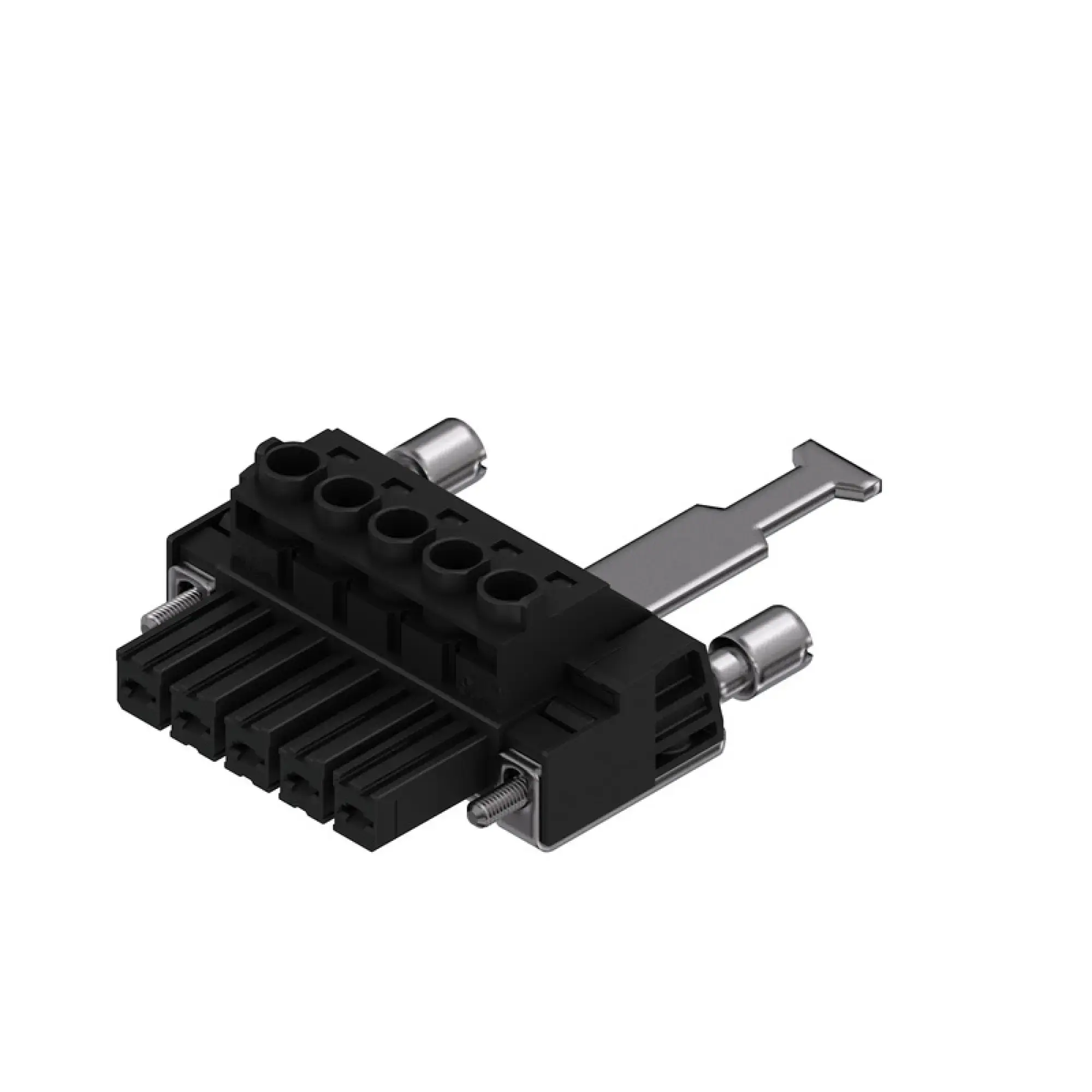 Weidmüller 1933360000 PCB connector (wire connection), 1000 V, 57 A, Pitch in mm: 7.62, 10 mm², Number of poles: 5, Clamping yoke connection, Box (img_001) Weidmüller 1933360000 PCB connector (wire connection), 1000 V, 57 A, Pitch in mm: 7.62, 10 mm², Number of poles: 5, Clamping yoke connection, Box (img_001)