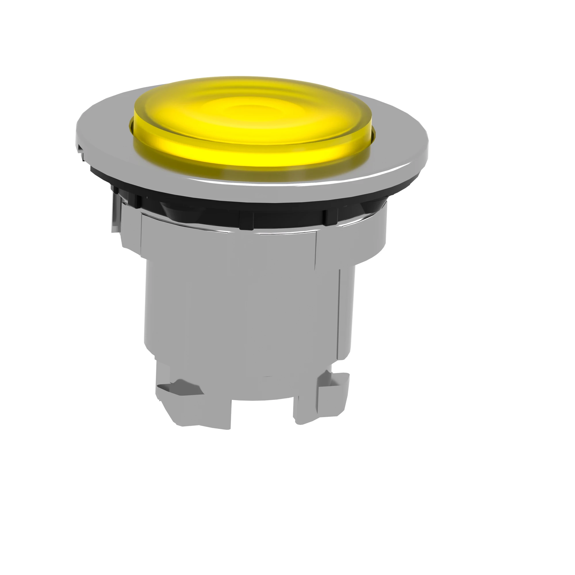 Schneider Electric ZB4FW183 Illuminated pushbutton, front element, Harmony XB4F, metal, 30mm, yellow, protruding, unmarked, for universal LED (img_006) Schneider Electric ZB4FW183 Illuminated pushbutton, front element, Harmony XB4F, metal, 30mm, yellow, protruding, unmarked, for universal LED (img_006)