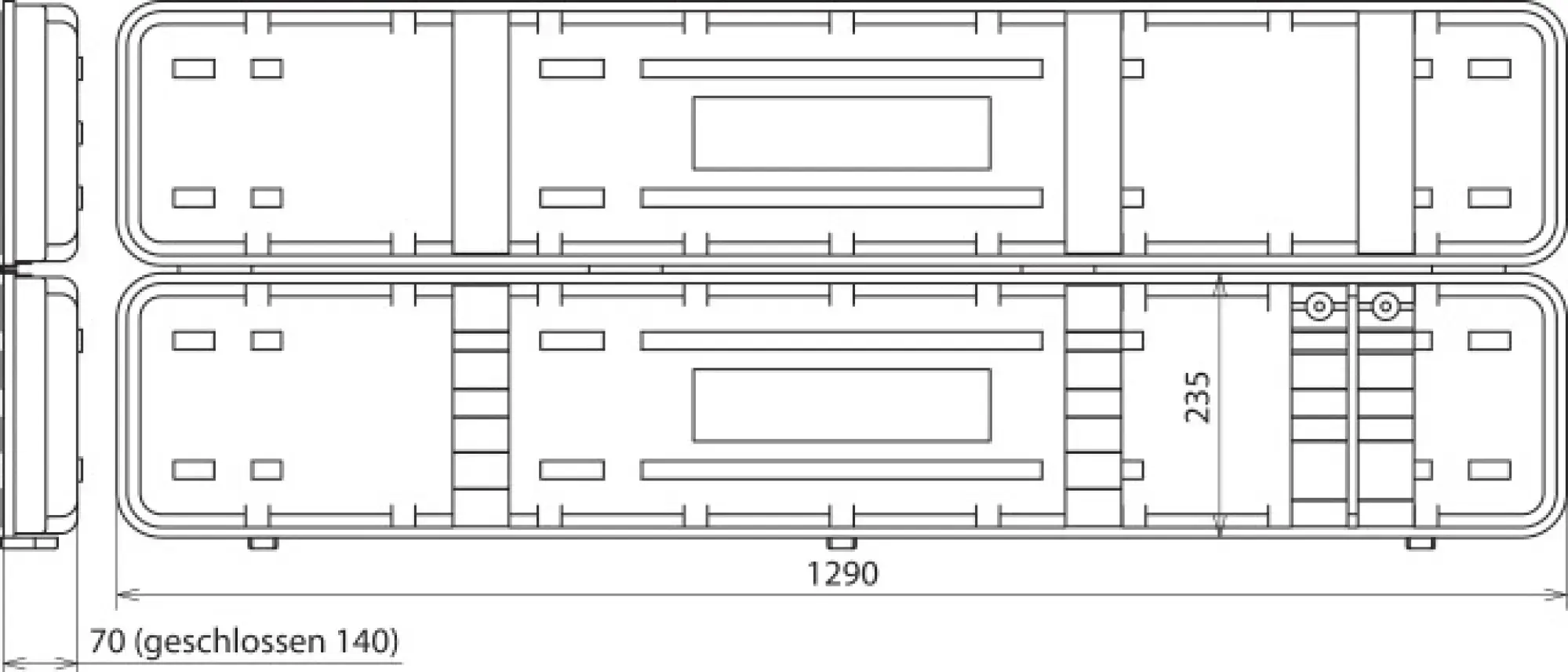 Dehn 766998 Plastic case empty for PHE III voltage detector 60/110kV 1270x215x140mm (img_004)